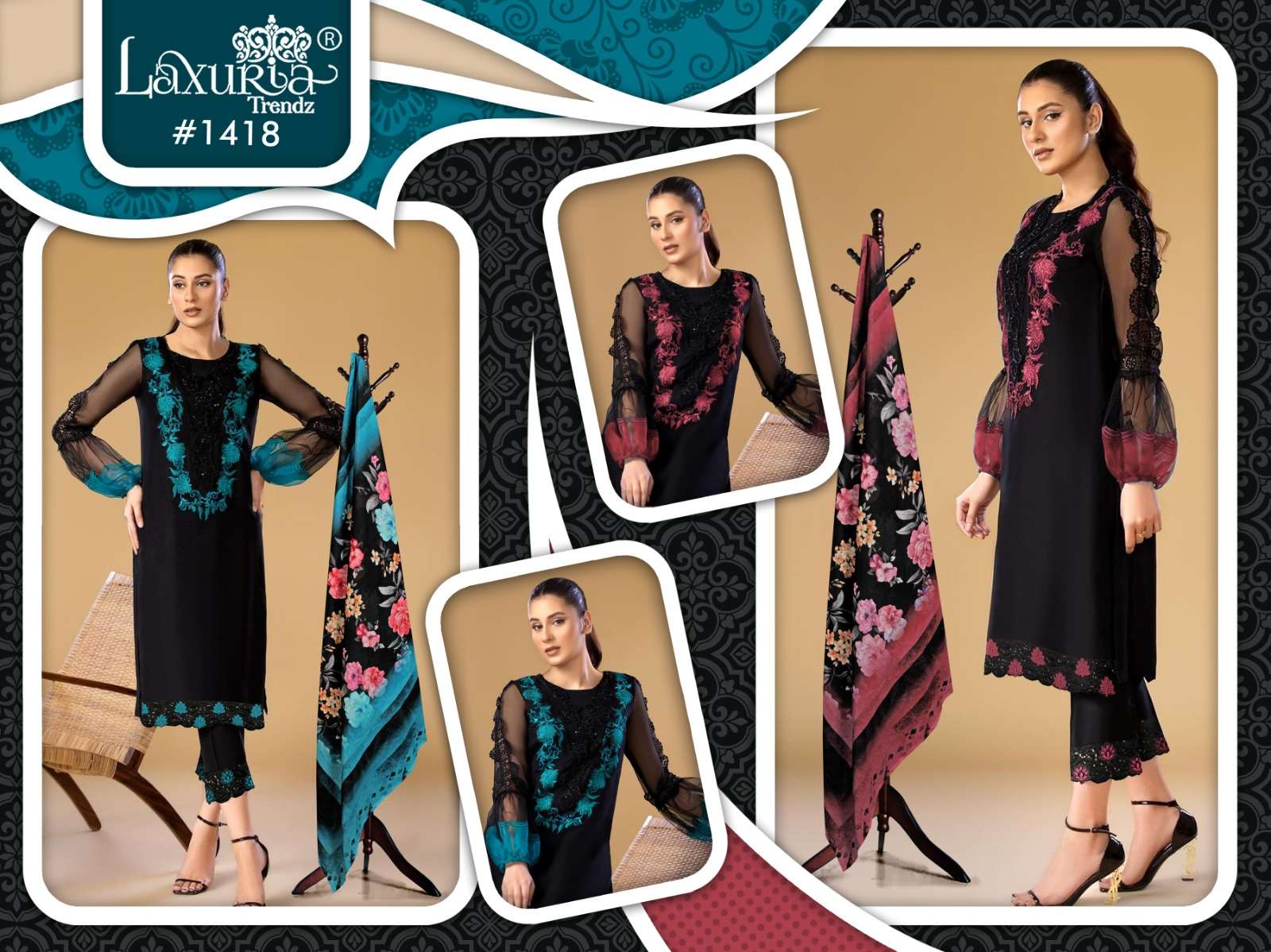 LAXURIA TRENDZ D NO 1418 PRET COLLECTION MANUFACTURER SURAT