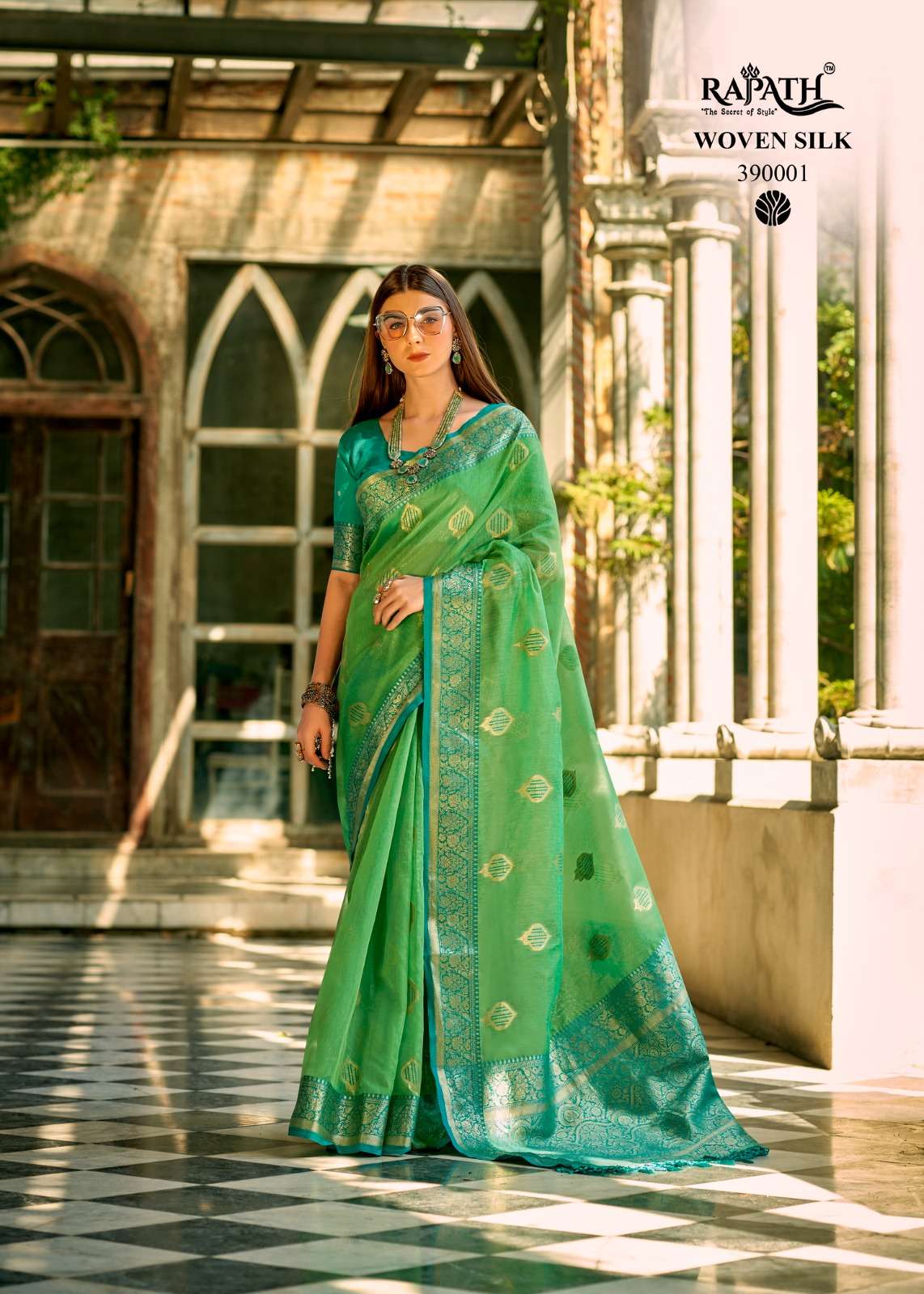 Zil mil silk by raj path saree WHOLESALE 