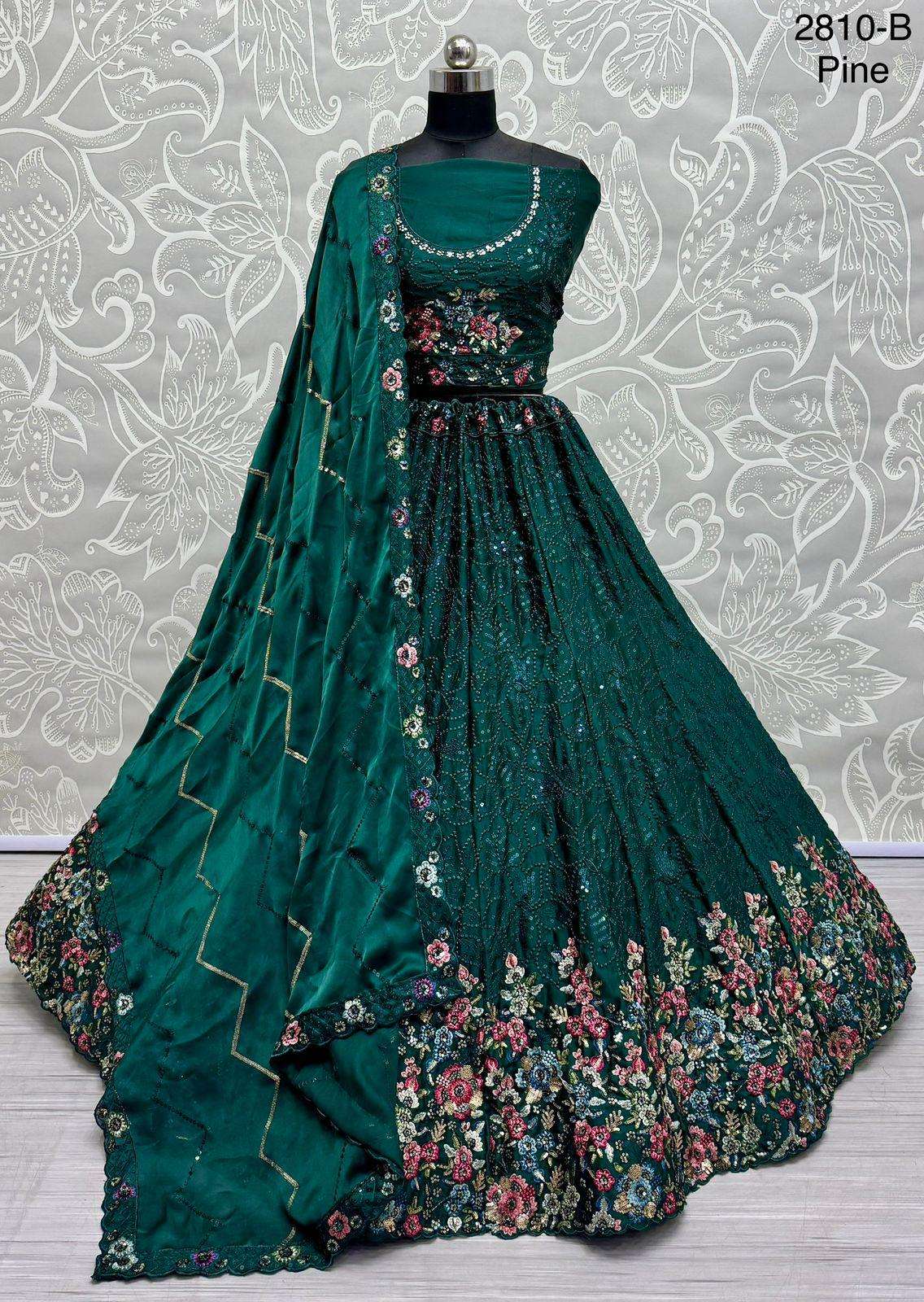  2810 Party wear lehenga choli collection manufacturer surat 