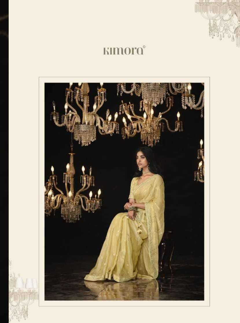 Kajal Vol 14 to15 by Kimora fancy saree collection manufacturer surat 