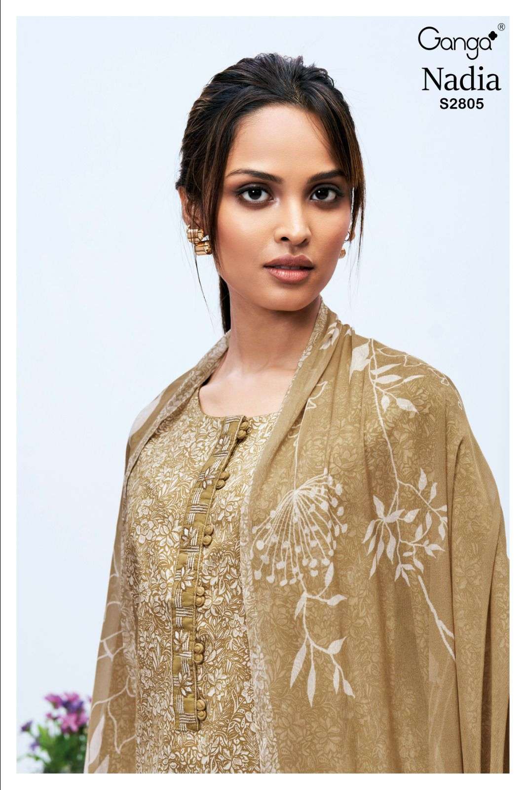 Nadia 2805 by ganga fancy salwar  kameez  collection  MANUFACTURER  SURAT 