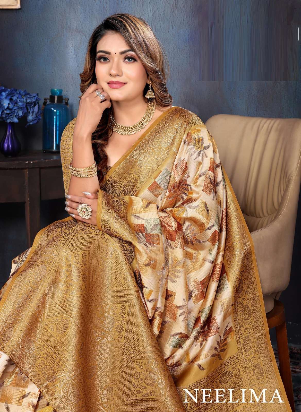 Neelima Series 9628A To 9628H saree collection manufacturer surat 
