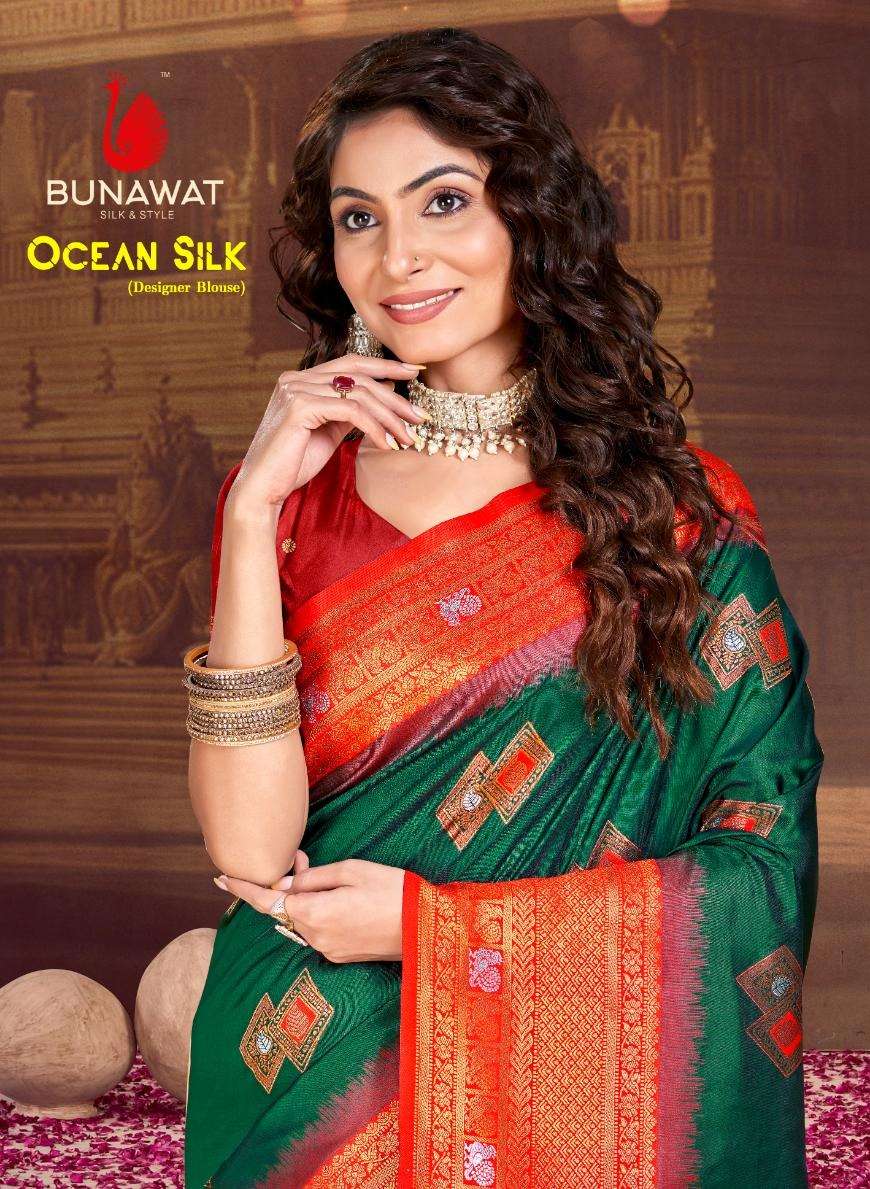 Ocean Silk by BUNAWAT silk saree collection manufacturer surat 