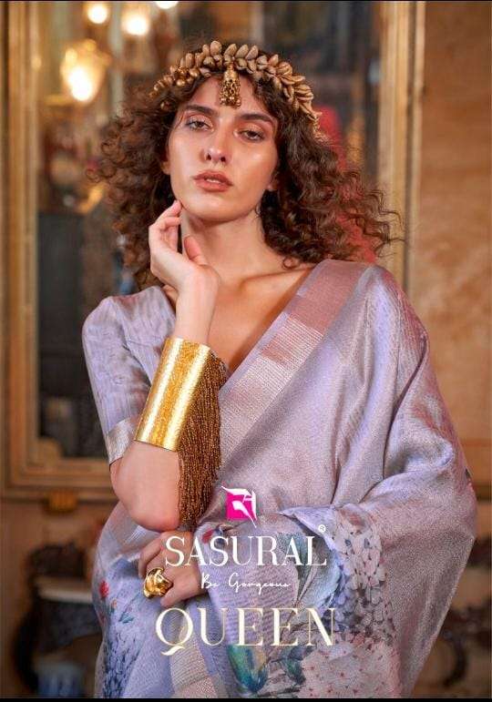 QUEEN SERIES  501 TO 510  by SASURAL Exclusive Designer saree collection manufacturer