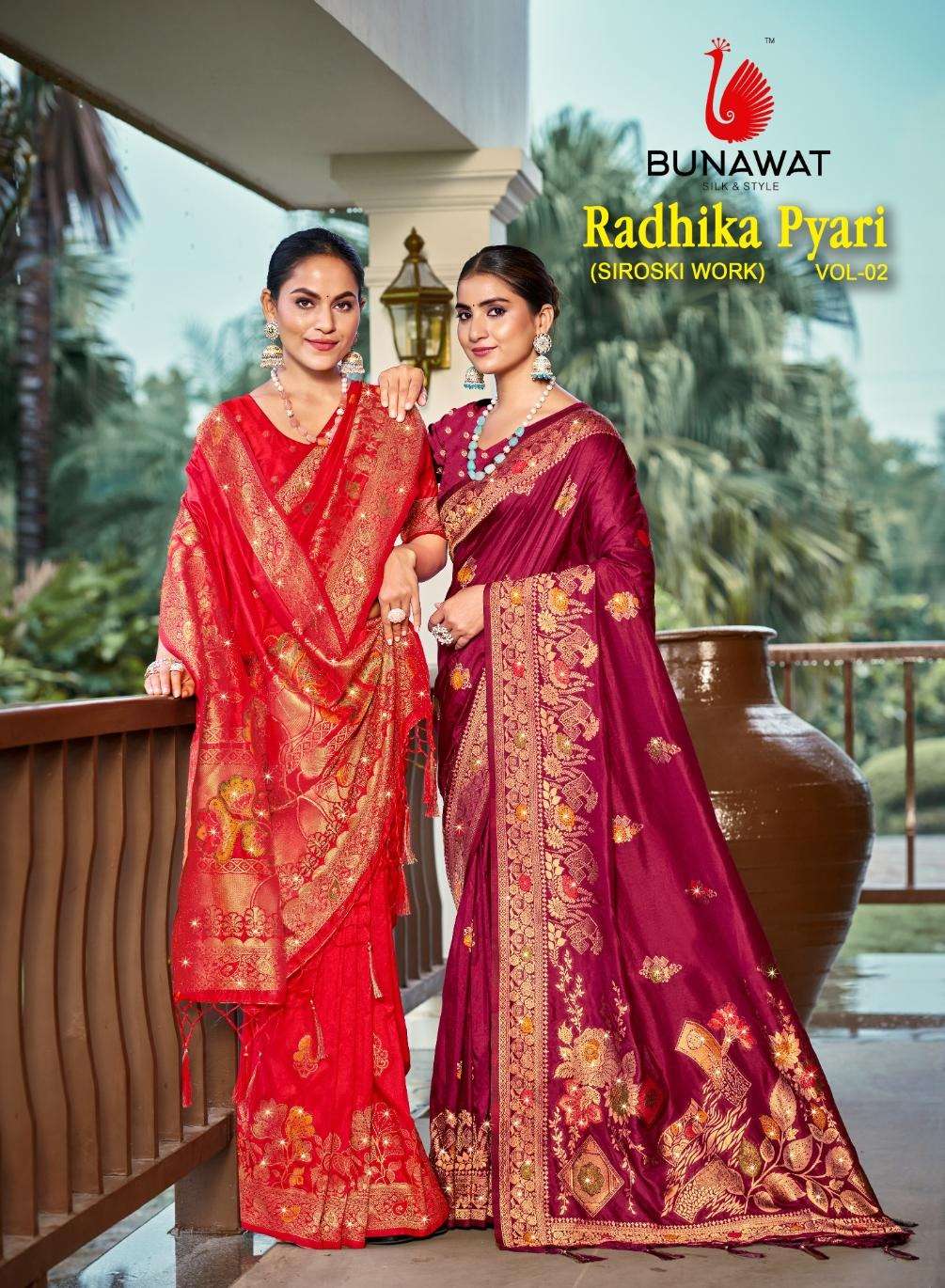RADHIKA PYARI VOL 02 By BUNAWAT saree collection manufacturer surat 