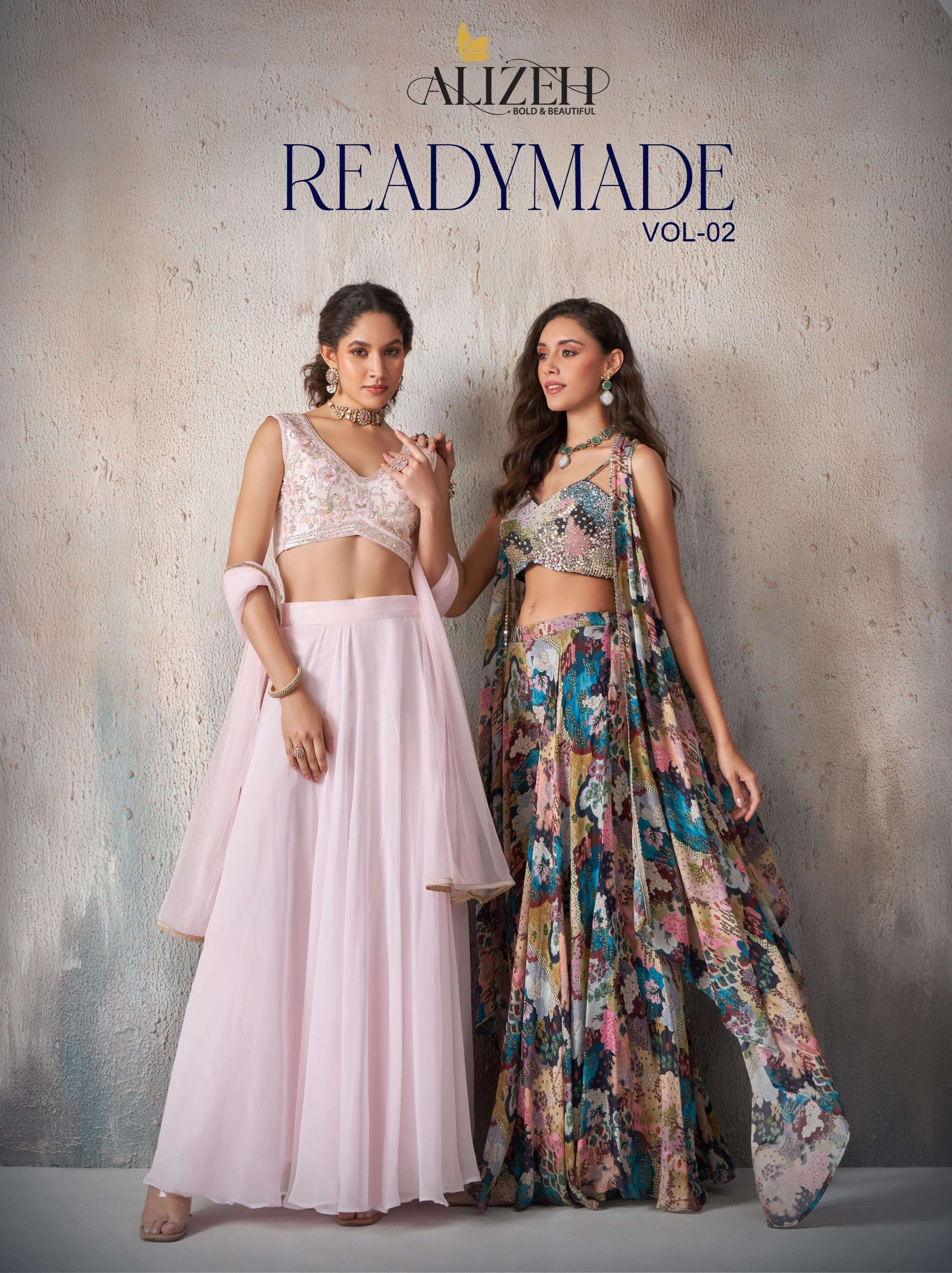 Readymade vol 2 by alizeh fancy lehenga manufacturer surat 