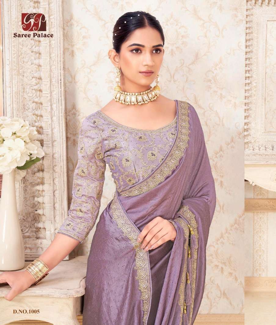 saree palace Design no 1001A to 1005A saree collection manufacturer