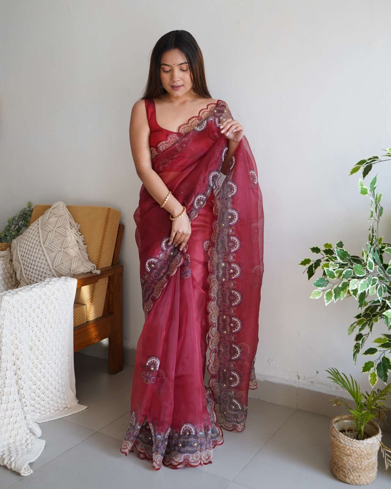 Shivika Organza saree collection manufacturer surat 