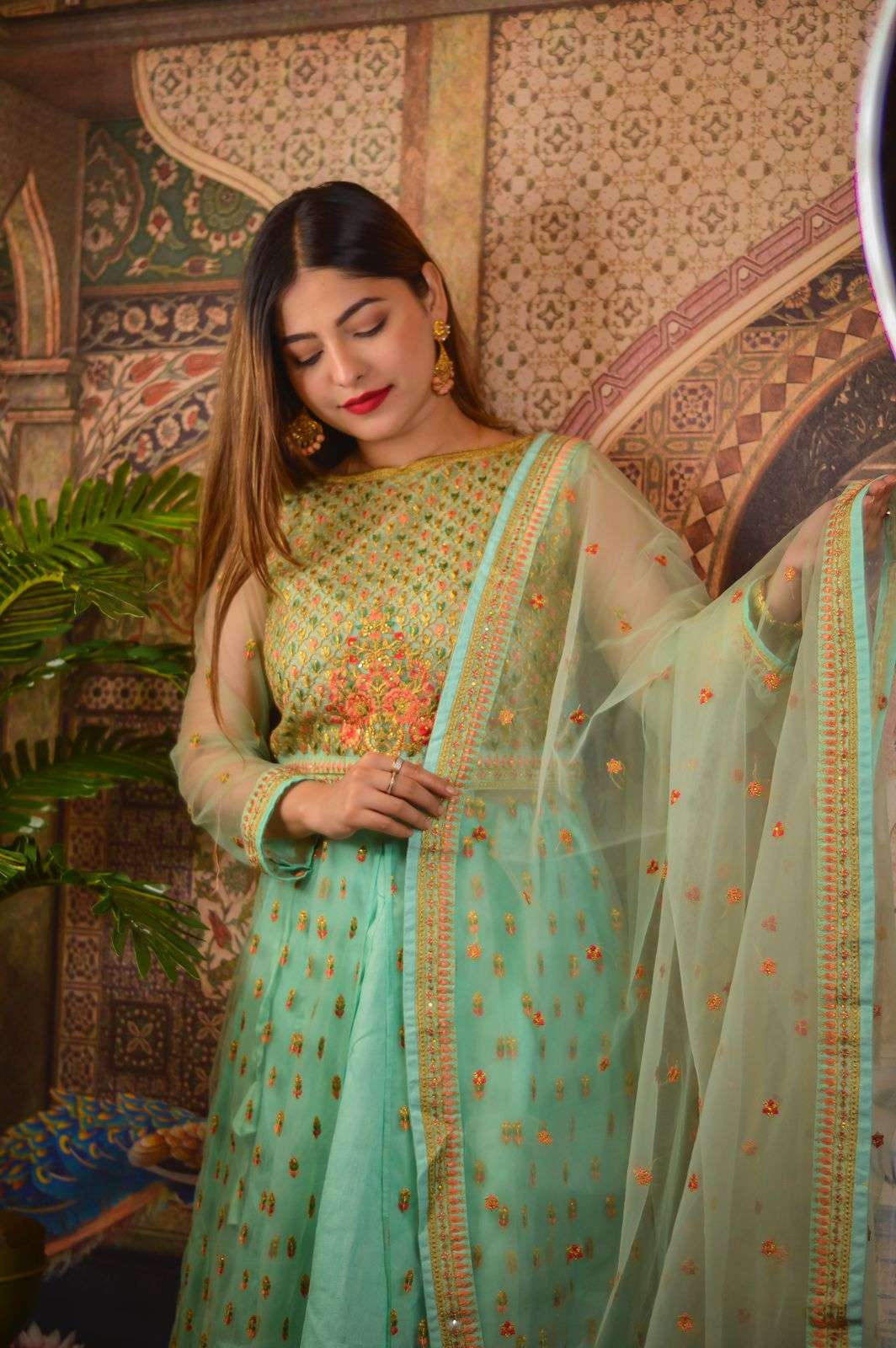 Shree fabs K 8002 8003 super hit eid net suit collection manufacturer surat 