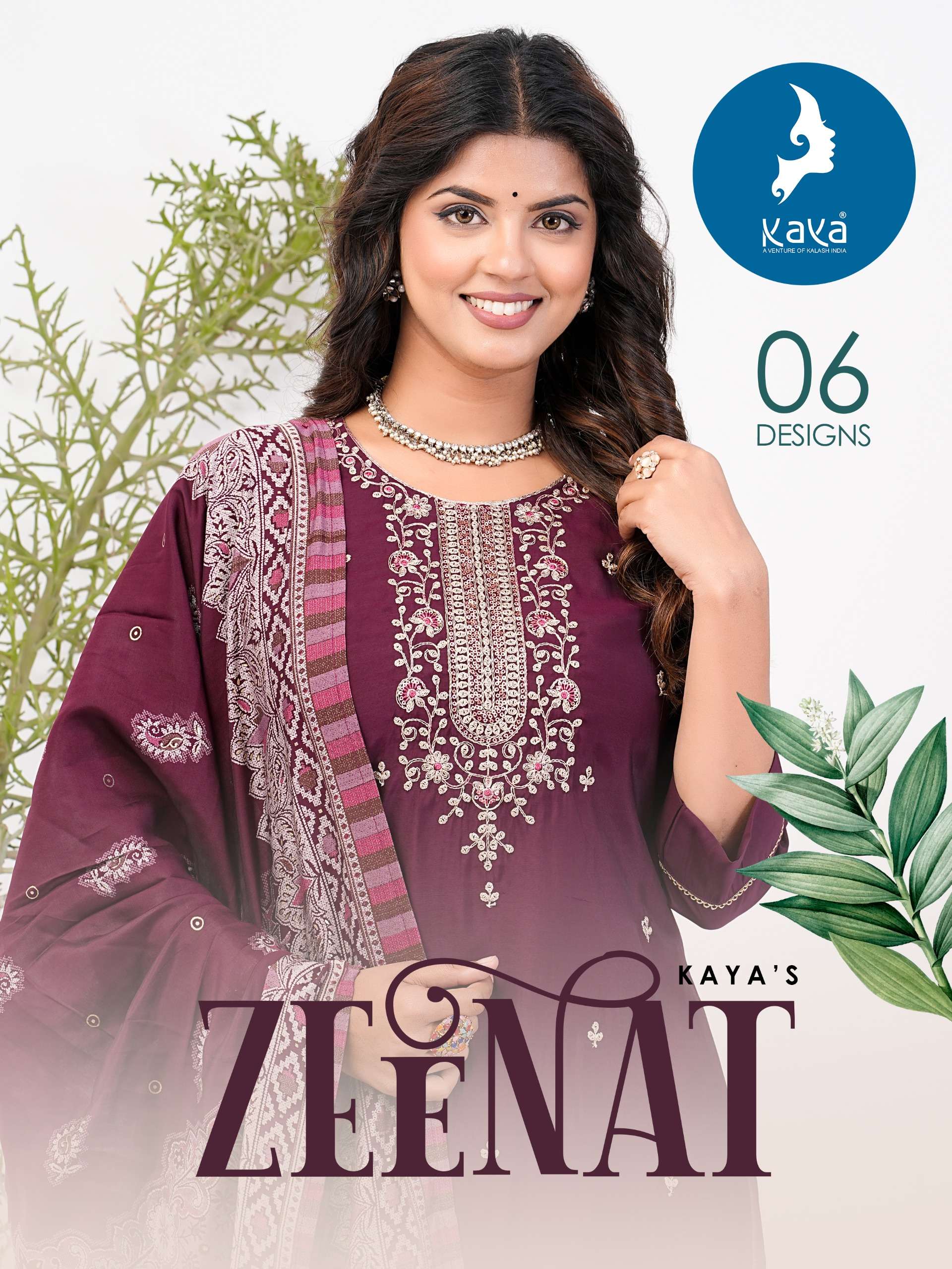 ZEENAT by KAYA KURTI fabric manufacturer surat