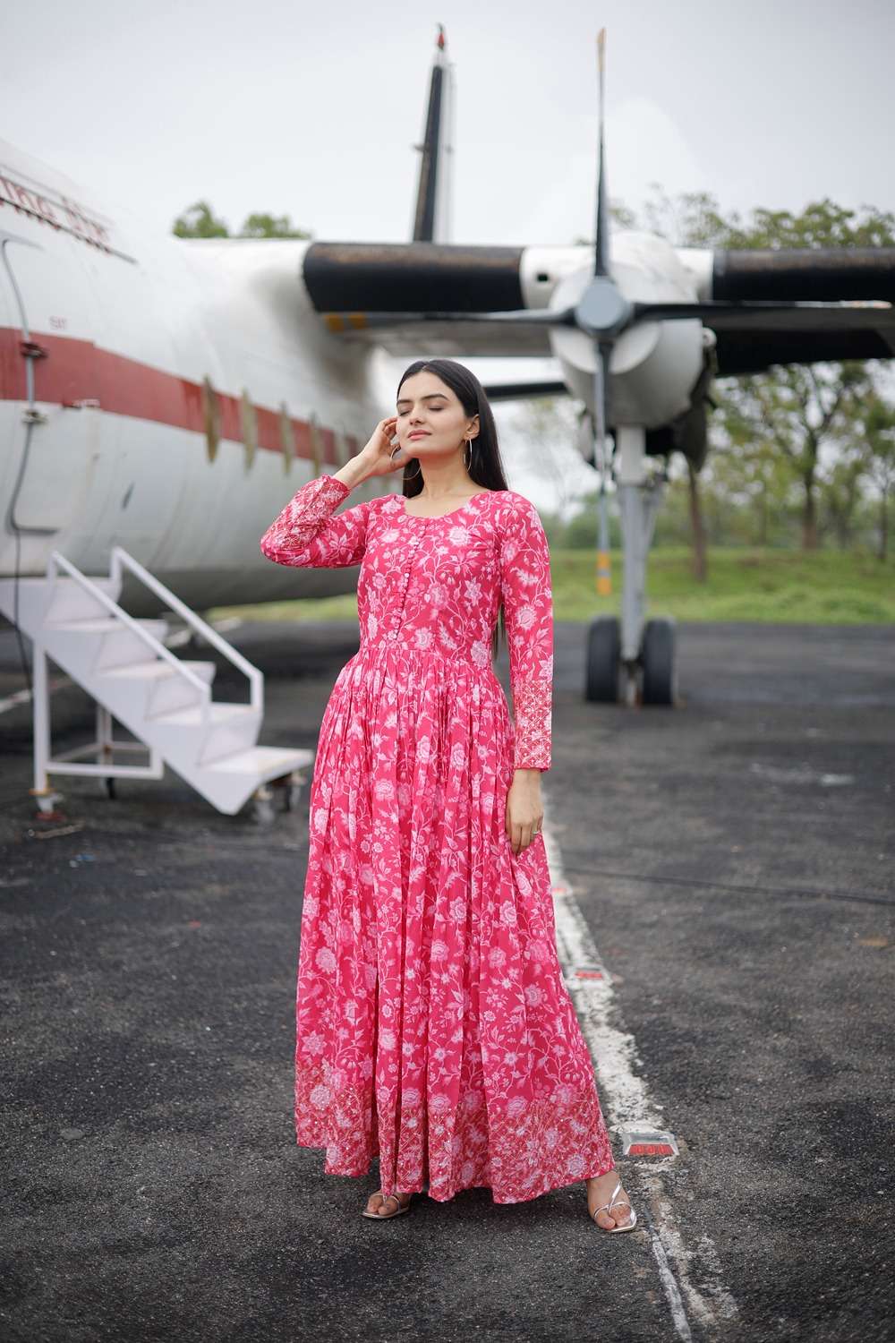 Aayaa vol 18 Faux Georgette GOWN collection manufacturer surat 