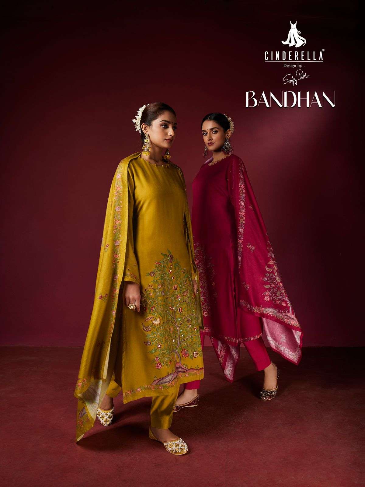 BANDHAN by CINDERELLA DIGITAL print suit collection manufacturer surat 