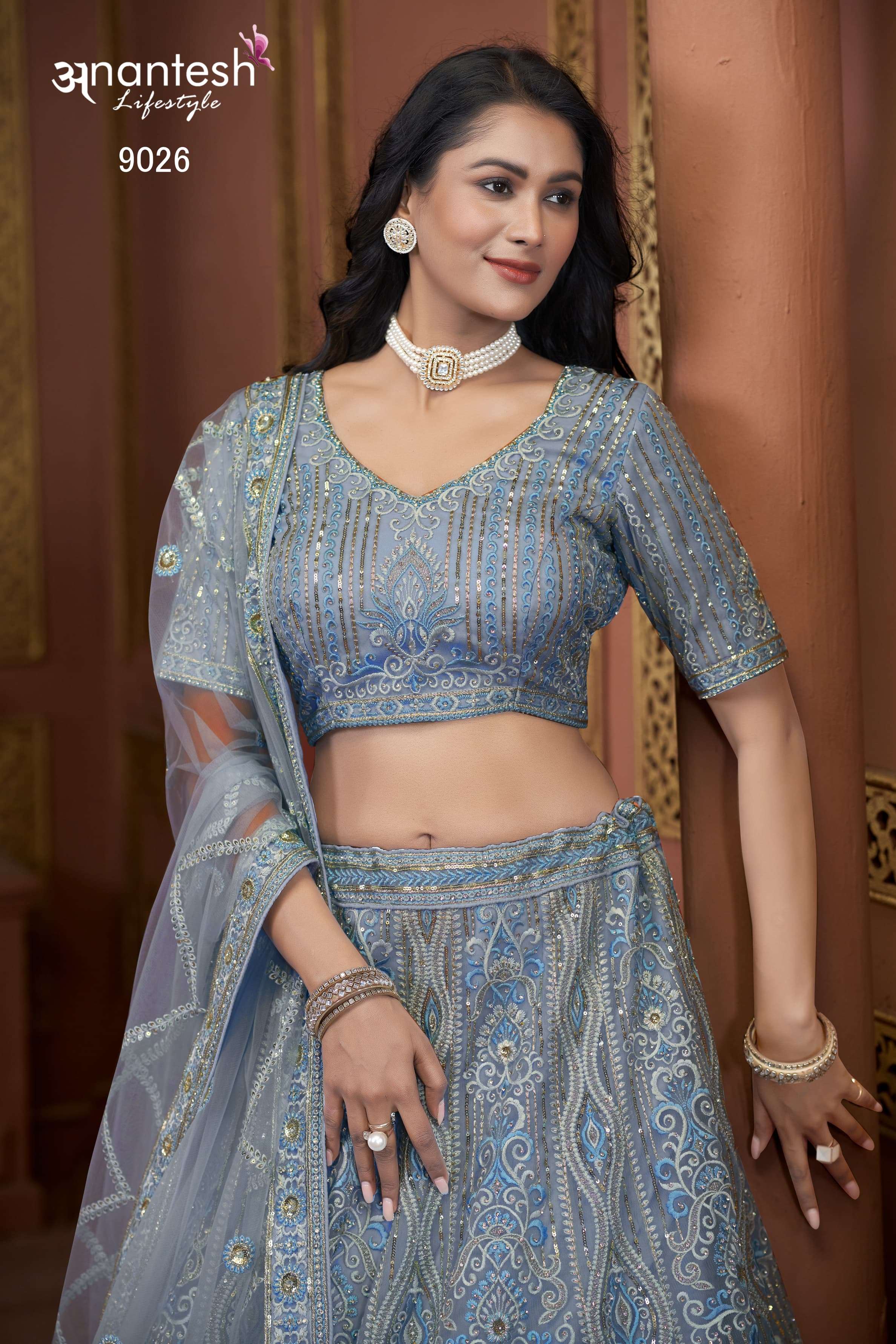 Bridal coulture 2025 SERIES 9022 TO 9027 by ANANTESH LIFESTYLE lehenga choli collection manufacturer...