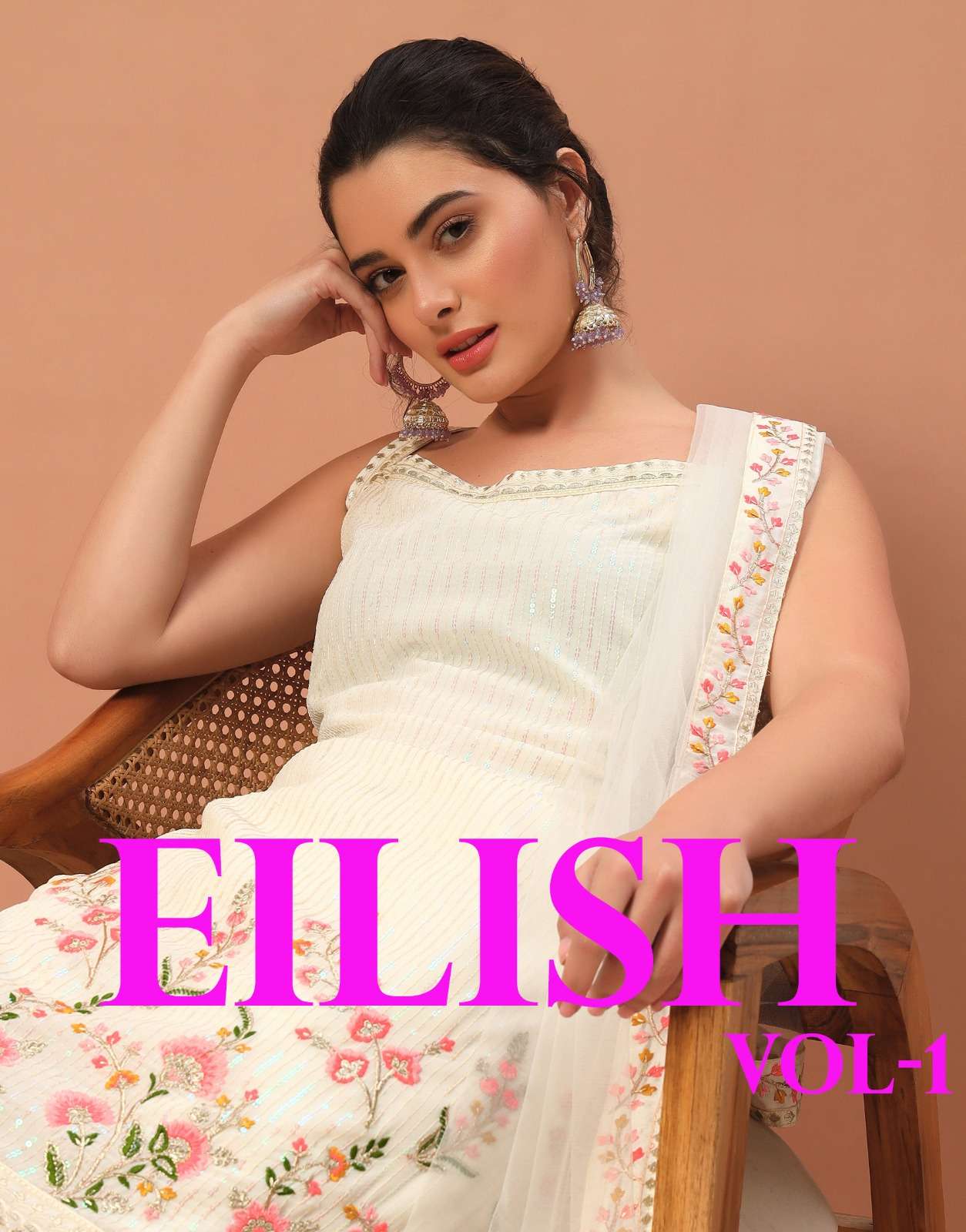 EILISHA VOL 1 by MDLIFESTYLE georgette suit collection manufacturer surat 