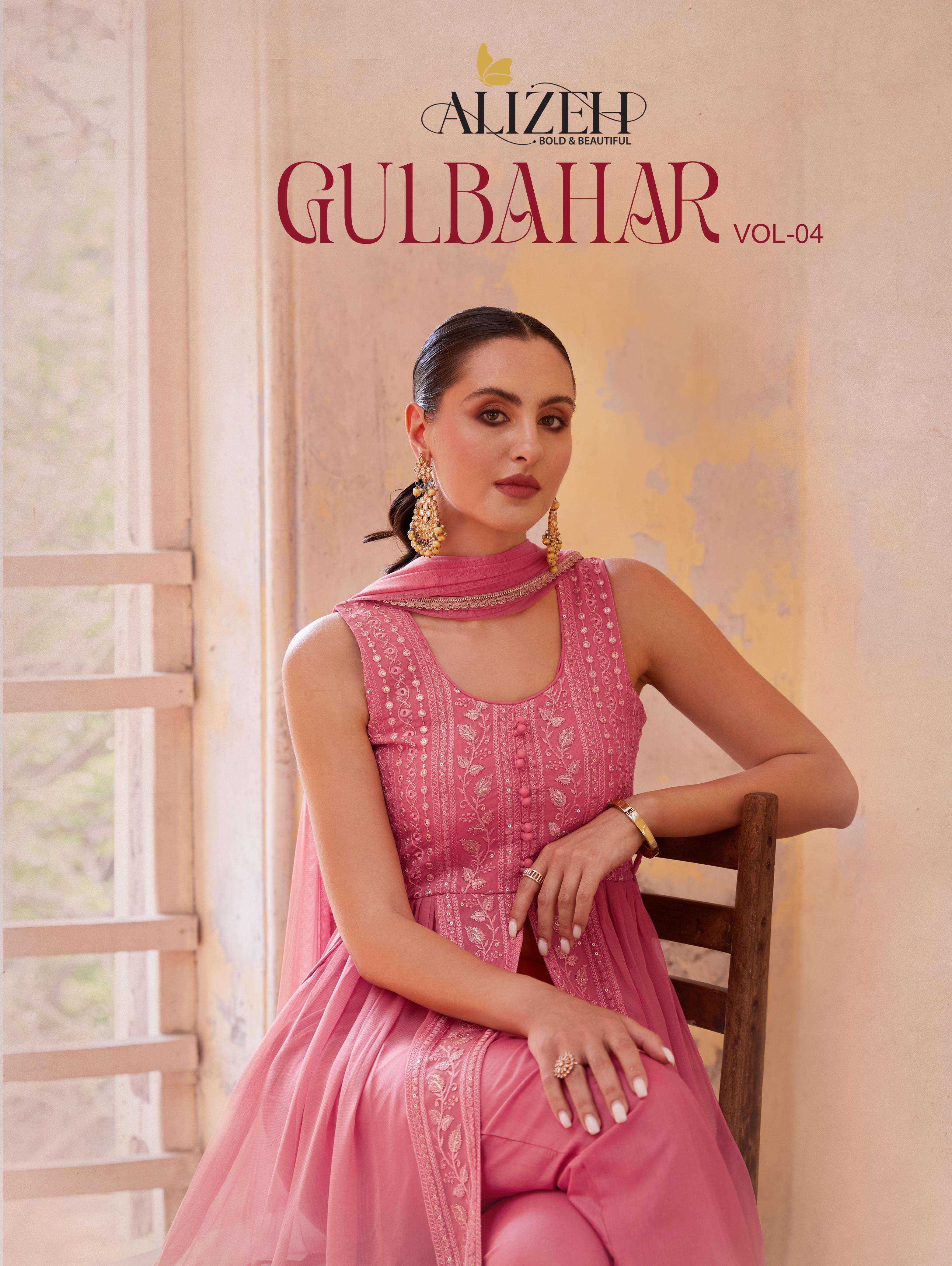 Gulbahar D NO to 6005 by Alizeh traditional Western styles suit collection manufacturer surat 
