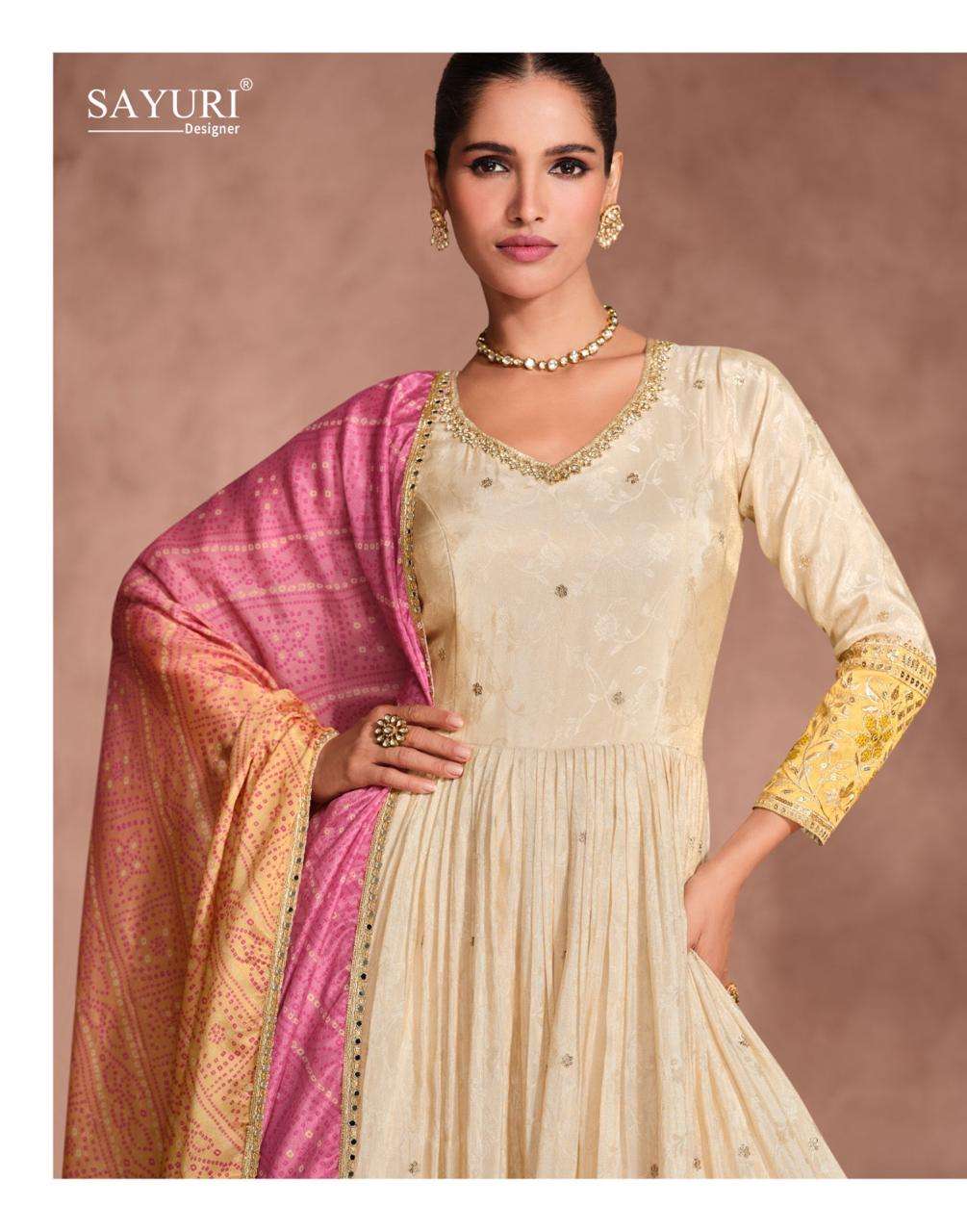 GUNJAN by SAYURI DESIGNER PURE SIMAR VISCOS JACQUARD SILK saree collection manufacturer surat 