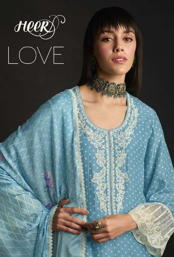 HEER LOVE by kimora  Digital print kurti collection manufacturer surat 