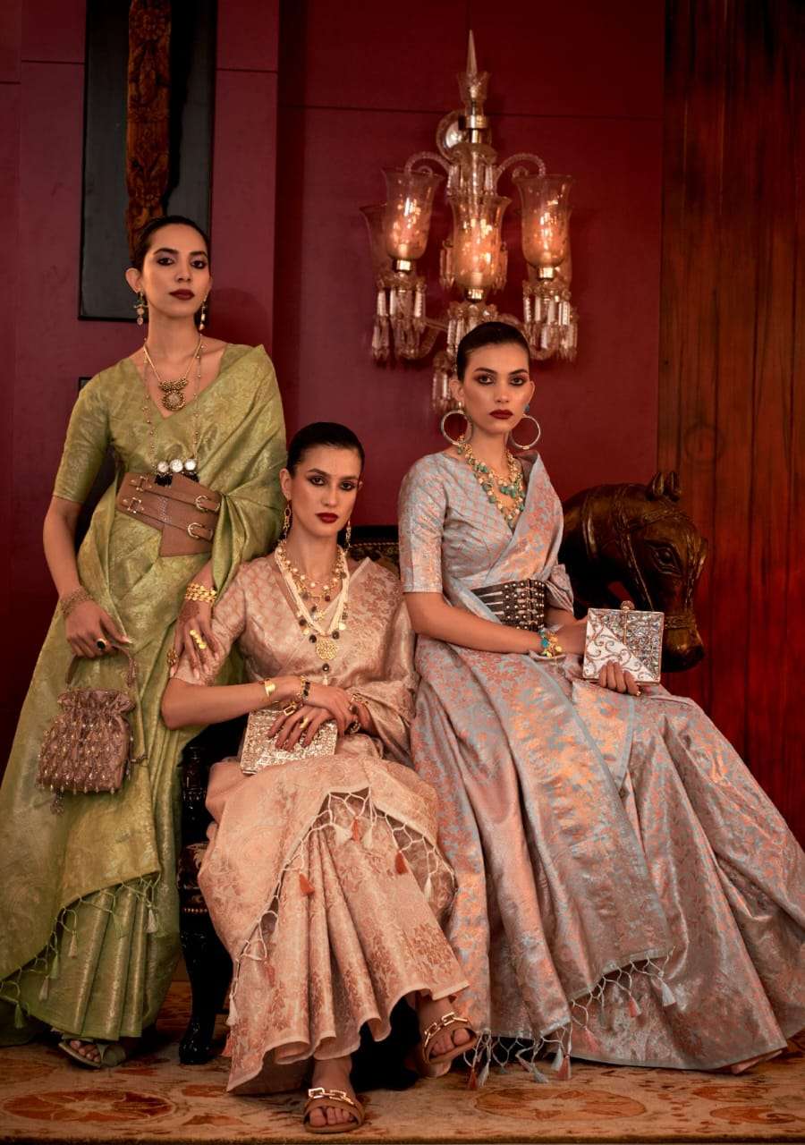 KALKATTI  SILK By RAJTEX  WEAVING SILK saree collection manufacturer surat 