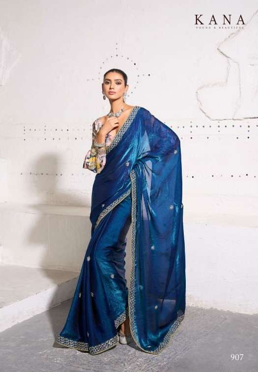KANA PURE BASE VISCOSE SILK saree collection manufacturer surat 