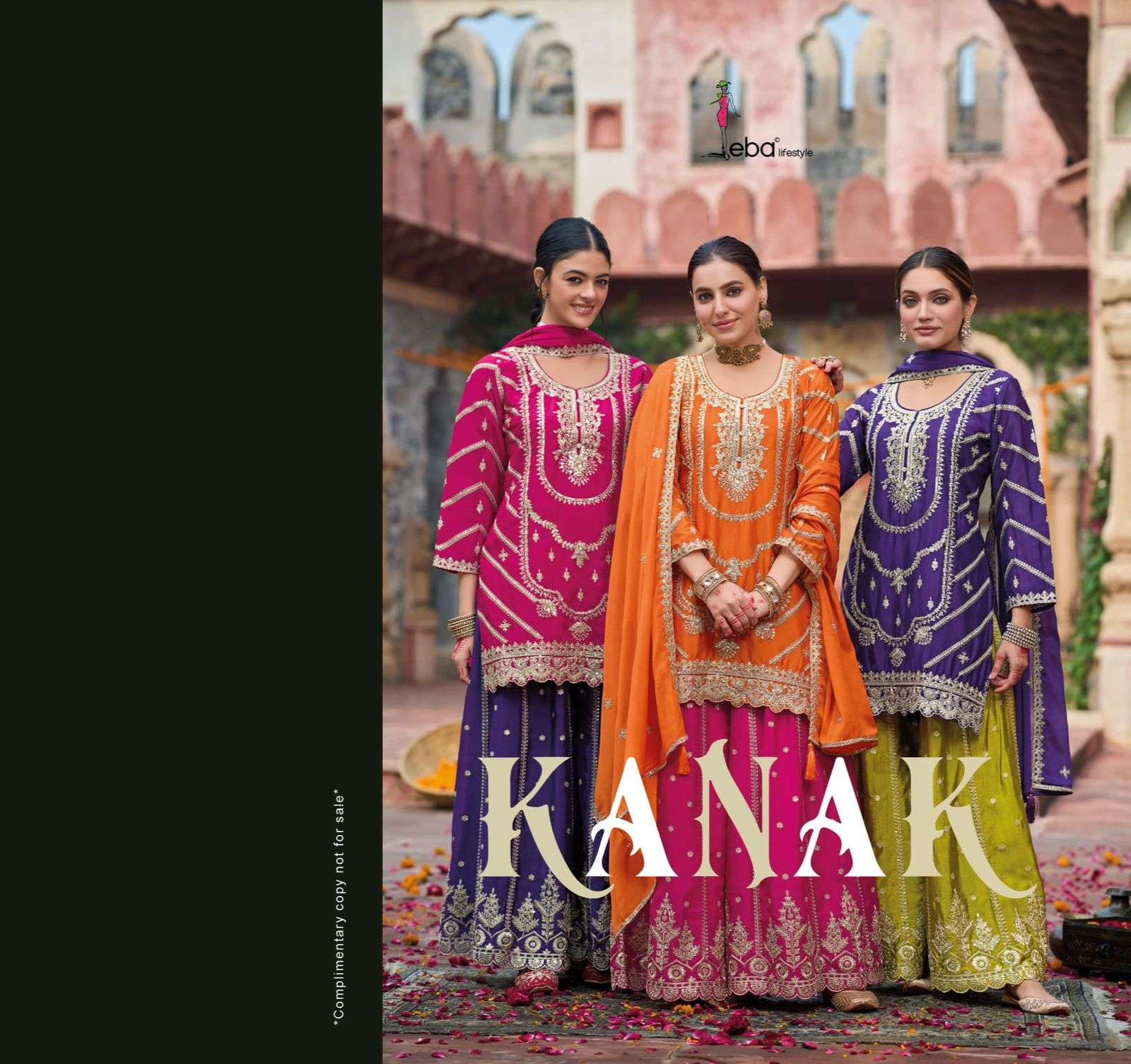KANAK by eba lifestyle hevey Chinon suit collection manufacturer surat 