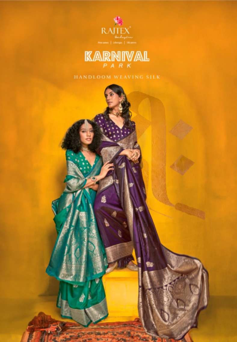 Karnival Park Series 407001 TO 407006 By Rajtex saree collection manufacturer surat 