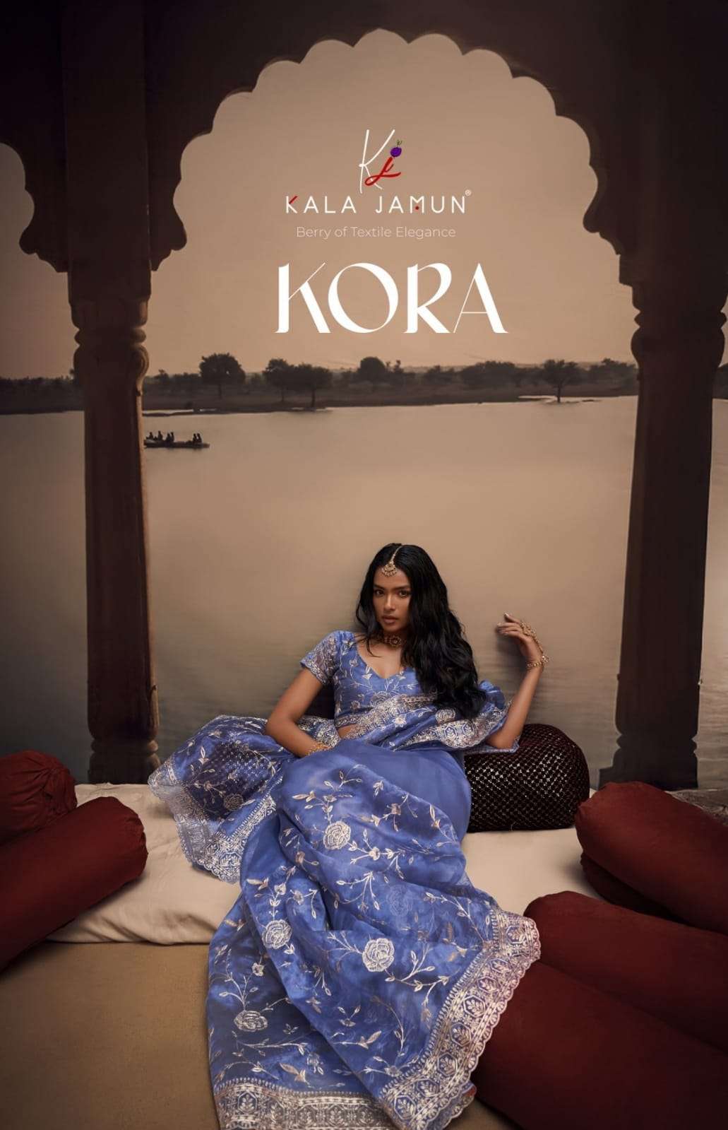 Kora by Kala Jamun Fancy Fabric saree collection manufacturer surat 