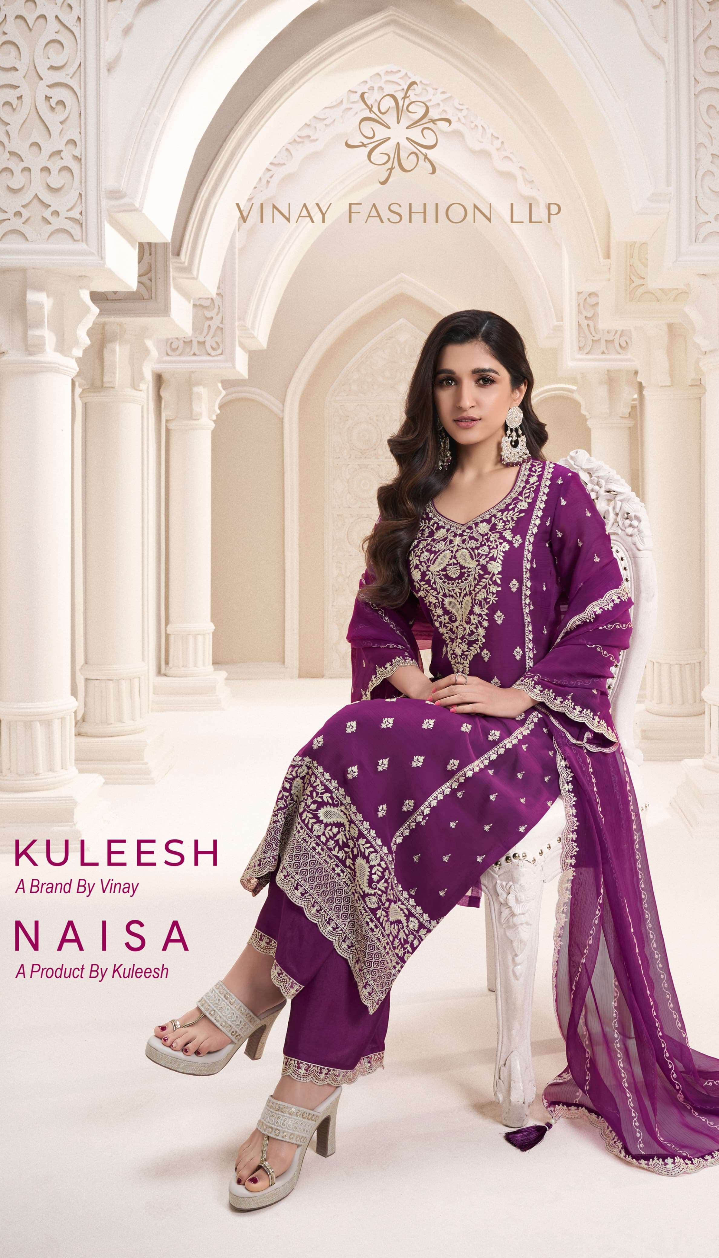 KULEESH  NAISHA By vinay fashion  Suit collection manufacturer surat 