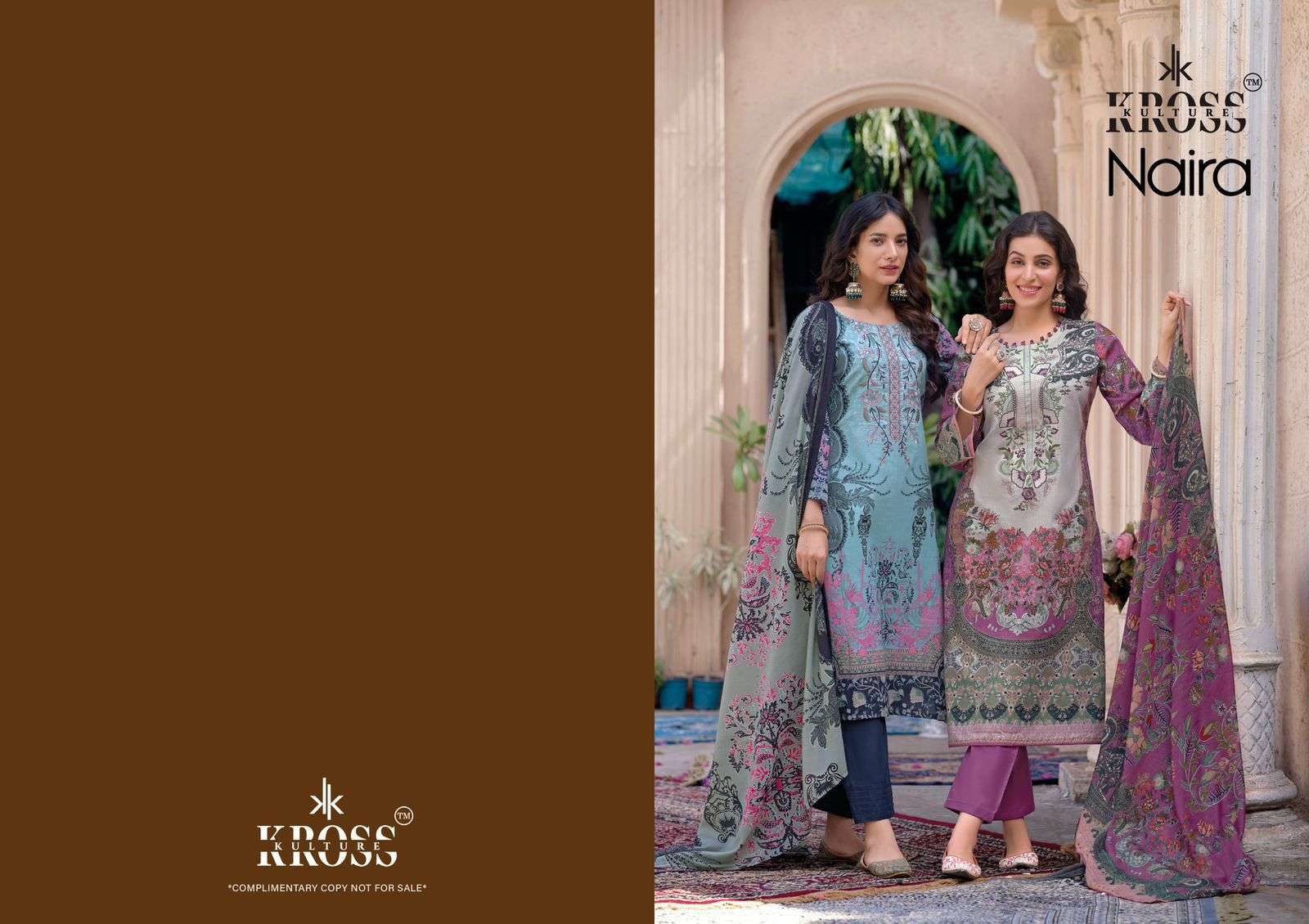 NAIRA By KROSS KULTURE Heavy Cotton  suit collection manufacturer surat 