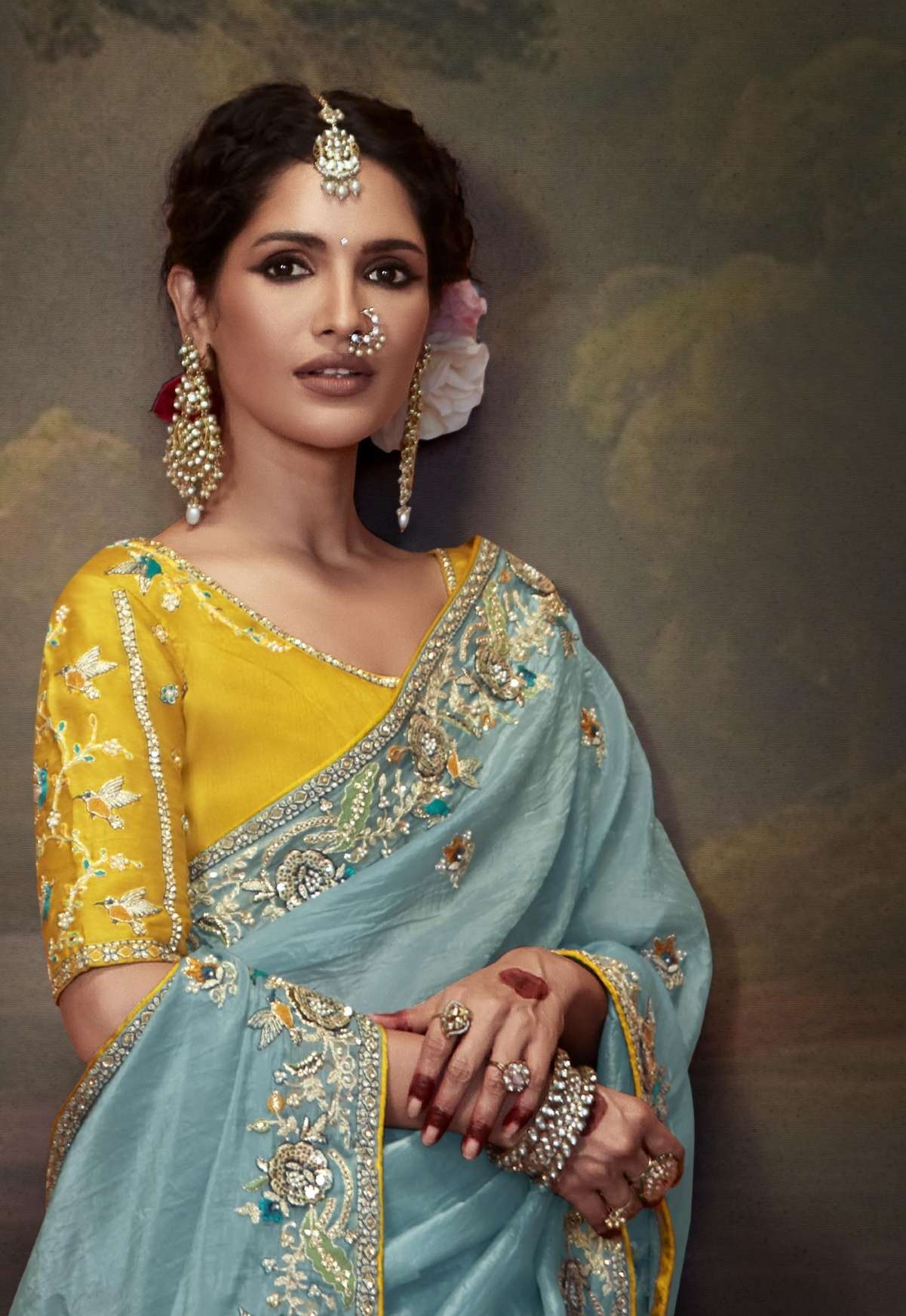 Naveli Series  KS 5361  KS 5371 by Kimora fancy saree collection manufacturer surat 
