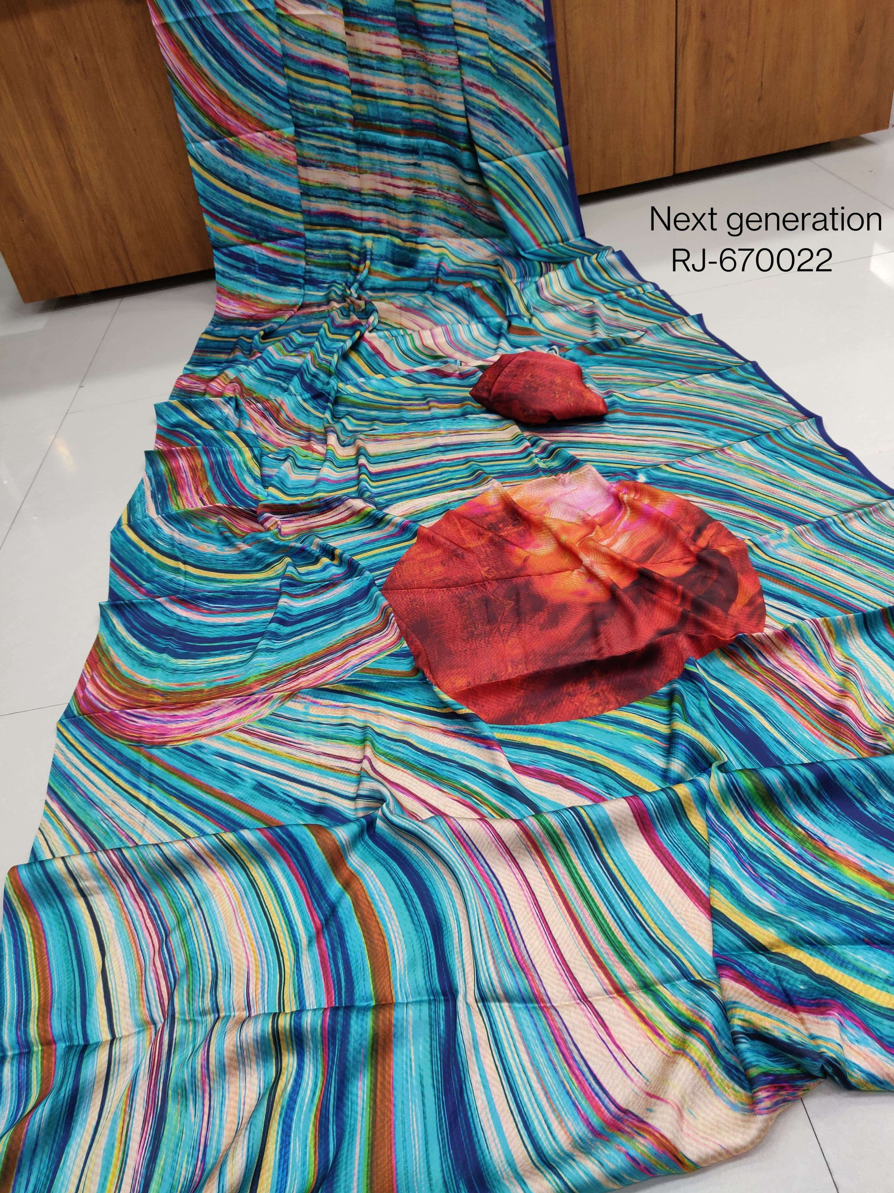 Next Generation by  RajPath Pure Sattin Silk saree collection manufacturer surat 