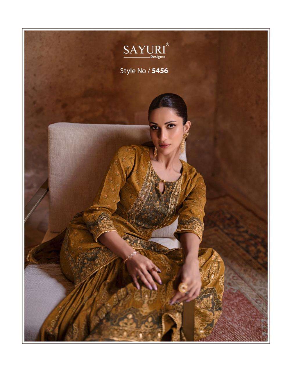 NOORANI by SAYURI DESIGNER CREP SILK  Suit collection manufacturer surat 