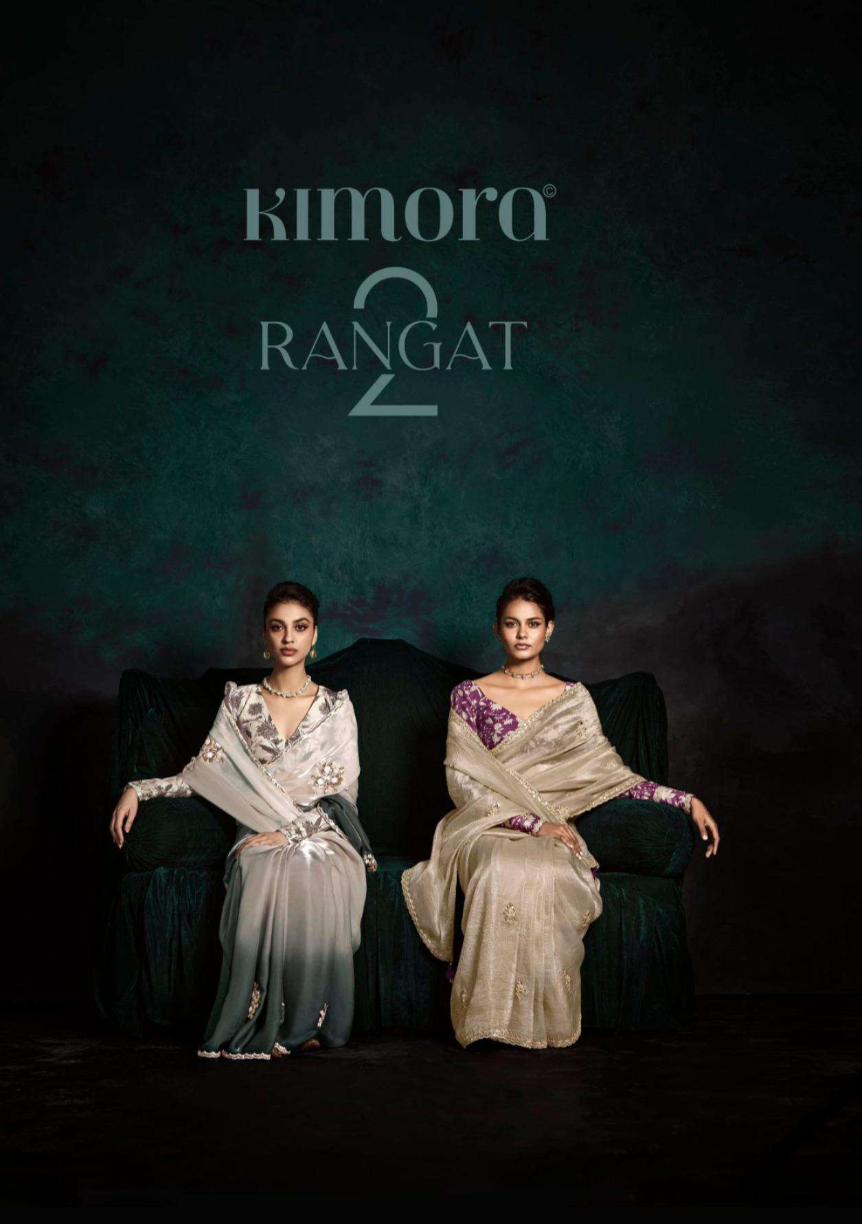 Rangat 2 by Kimora  Fancy saree collection manufacturer surat 