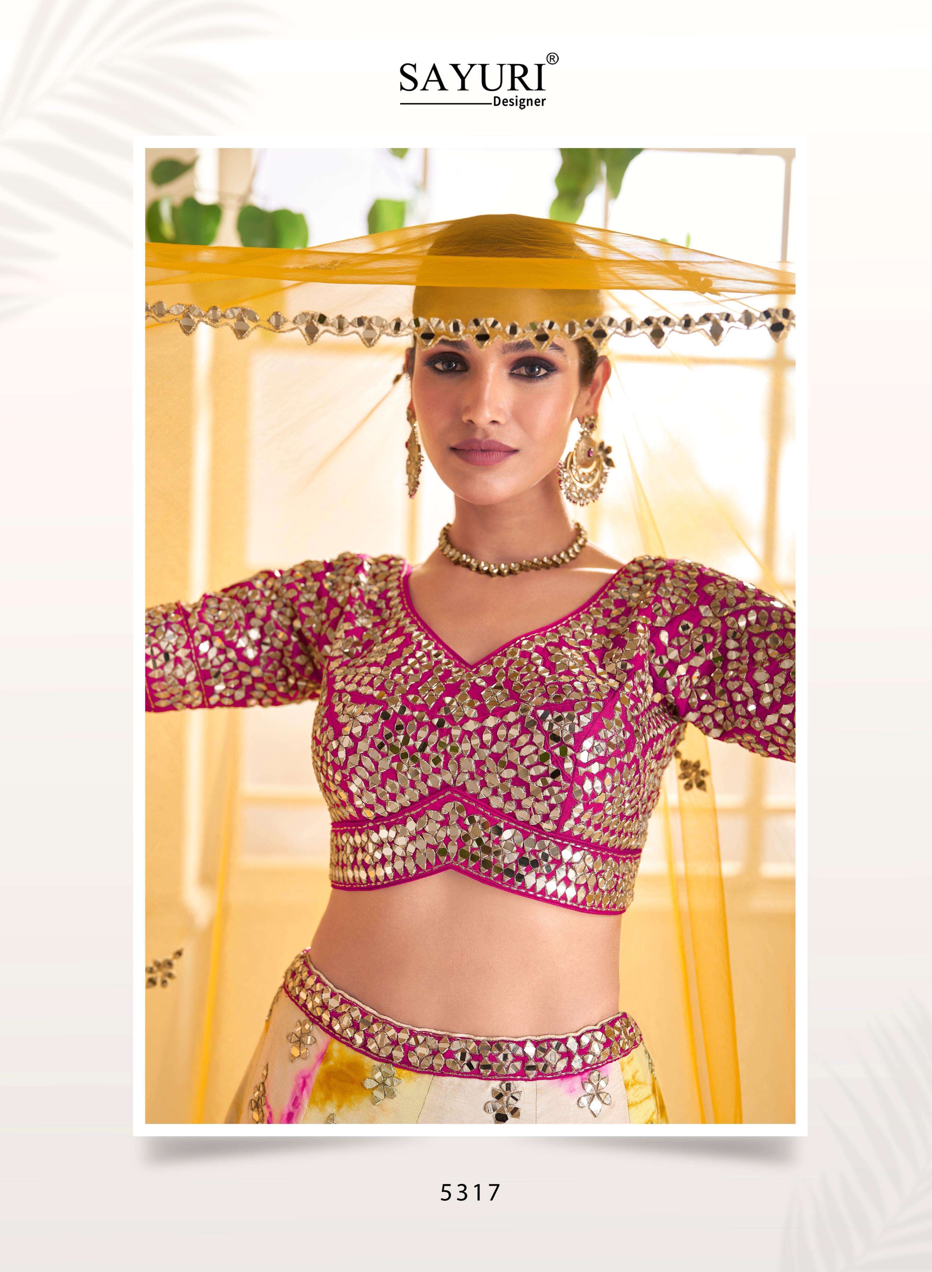 RANGOLI by SAYURI DESIGNER REAL GEORGETTE lehenga collection manufacturer surat 