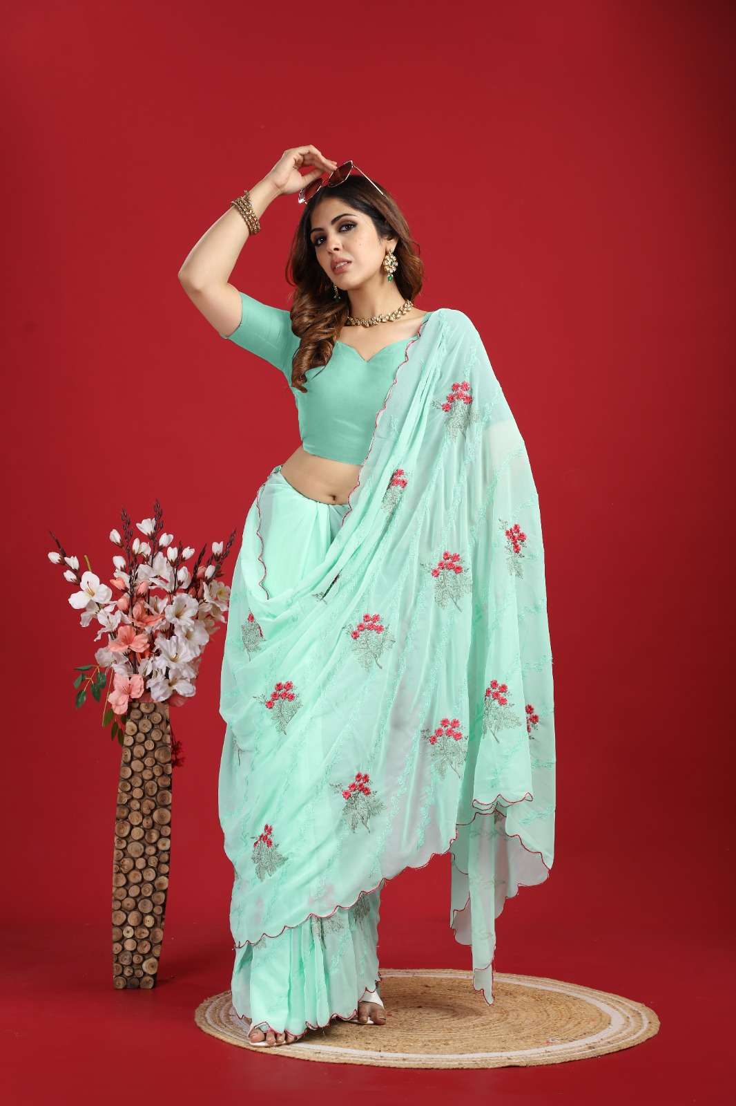 RINA Georgette saree collection manufacturer surat 
