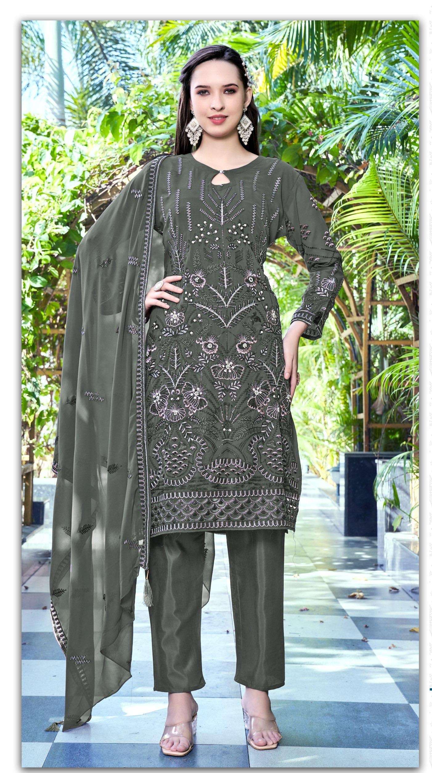 ROSE HAND CRAFT  D NO S 194 by SHANAYA fashion suit collection manufacturer surat 