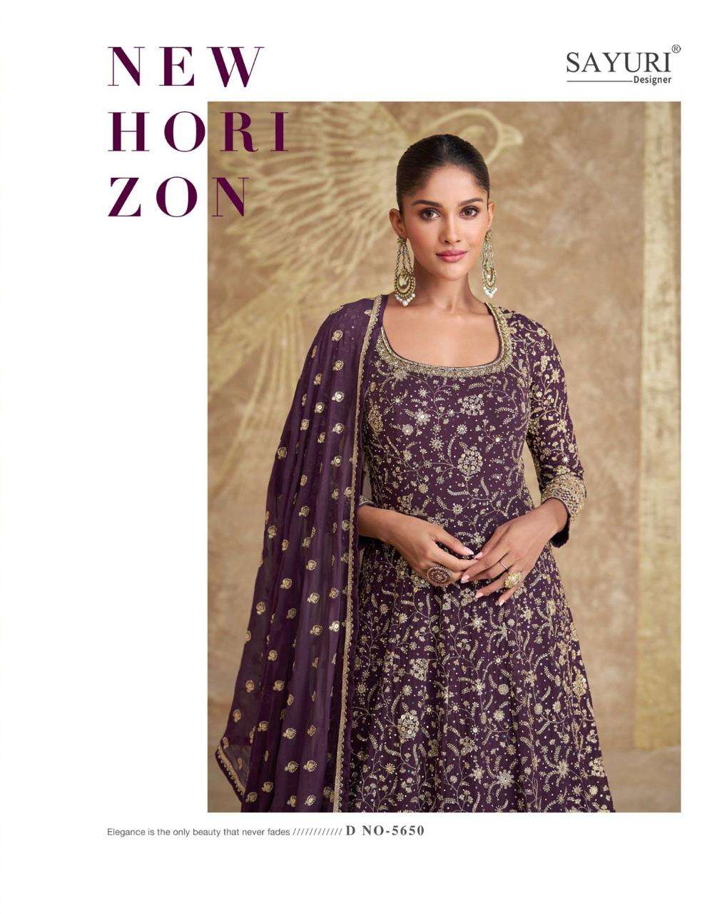 ROYAL by SAYURI DESIGNER REAL GEROGETTE  gown collection manufacturer surat 