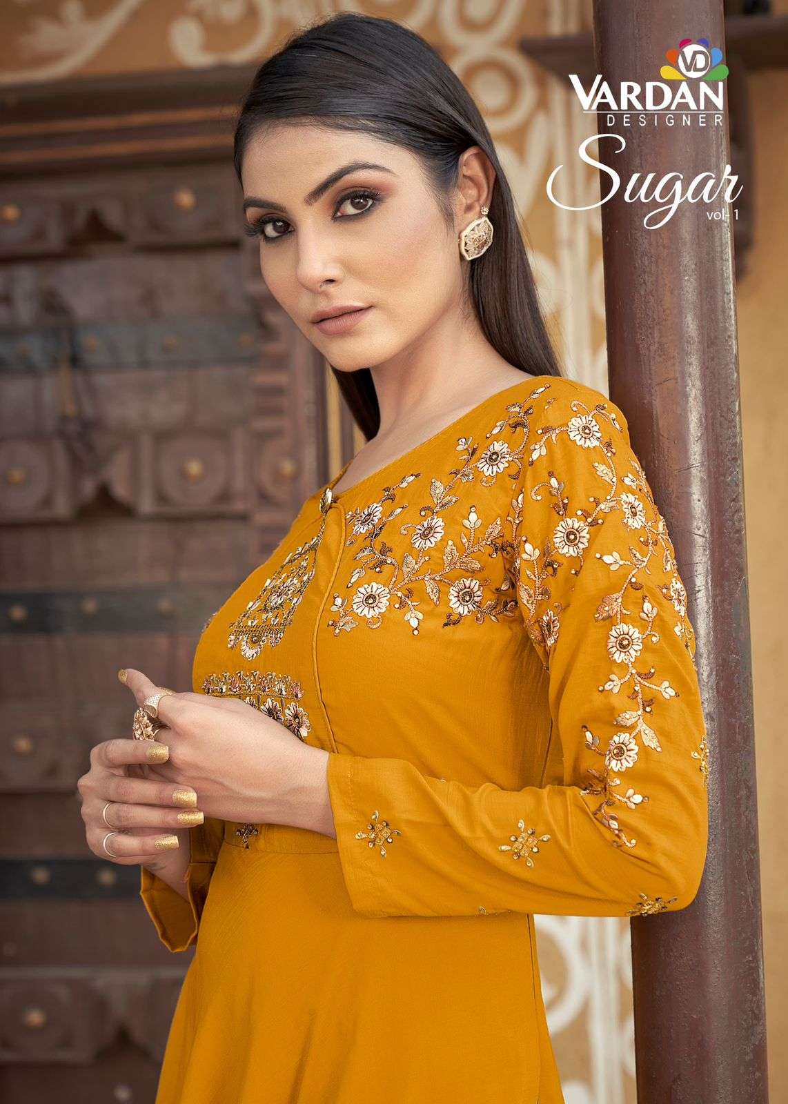 Sugar VOL 1 by Vardan Designer Heavy Maslin gown collection manufacturer surat 
