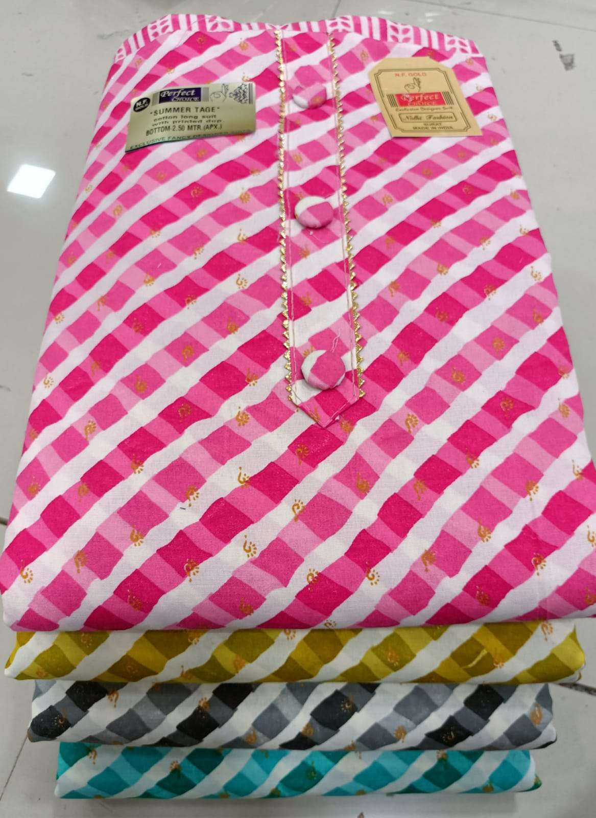 SUMMER Tage by PERFCTCHOICE COTTON print kurti collection manufacturer surat 