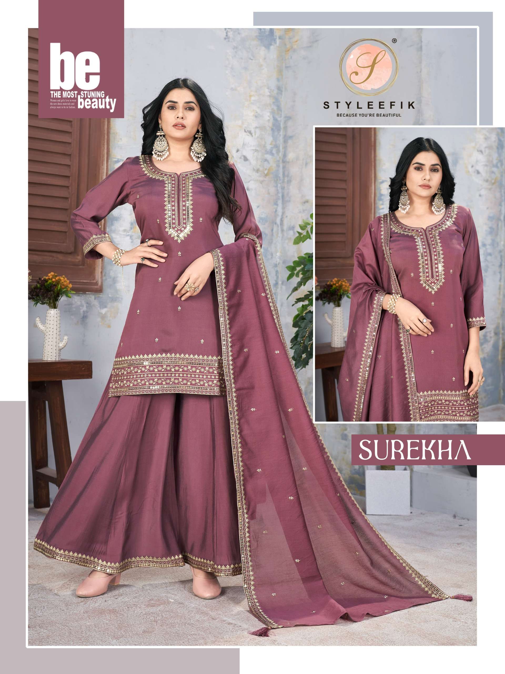 Surekha fancy kurti collection manufacturer surat 