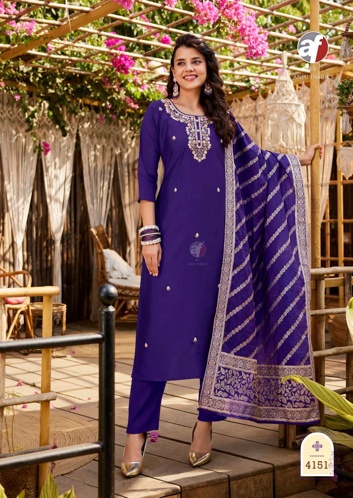 𝑽𝑨𝑺𝑻𝑹𝑨 𝒗𝒐𝒍 𝟱 by anju fabric ROMAN SILK 𝐊𝐔𝐑𝐓𝐈 𝐏𝐀...