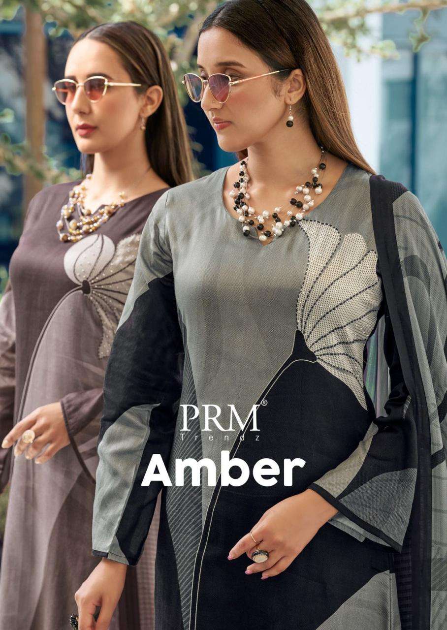 AMBER by PRM TRENDZ PURE JAMM cotton suit collection manufacturer surat 