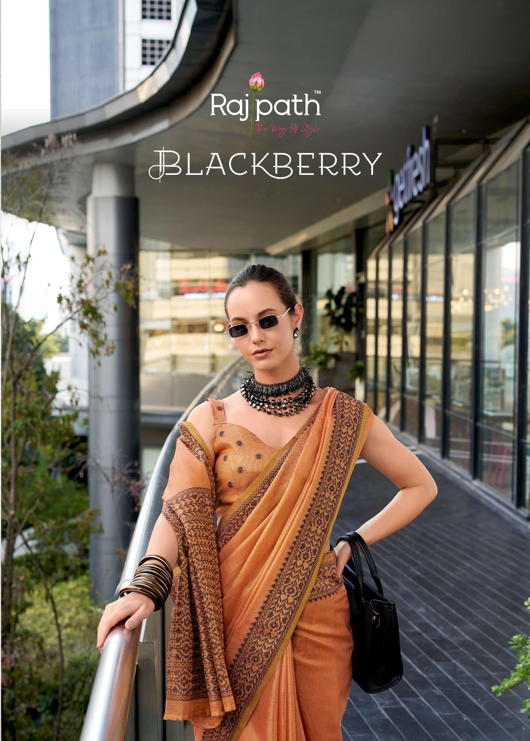 Blackberry Series 113 TO 118 by Rajpath  Linen Tisuue silk saree collection manufacturer surat 