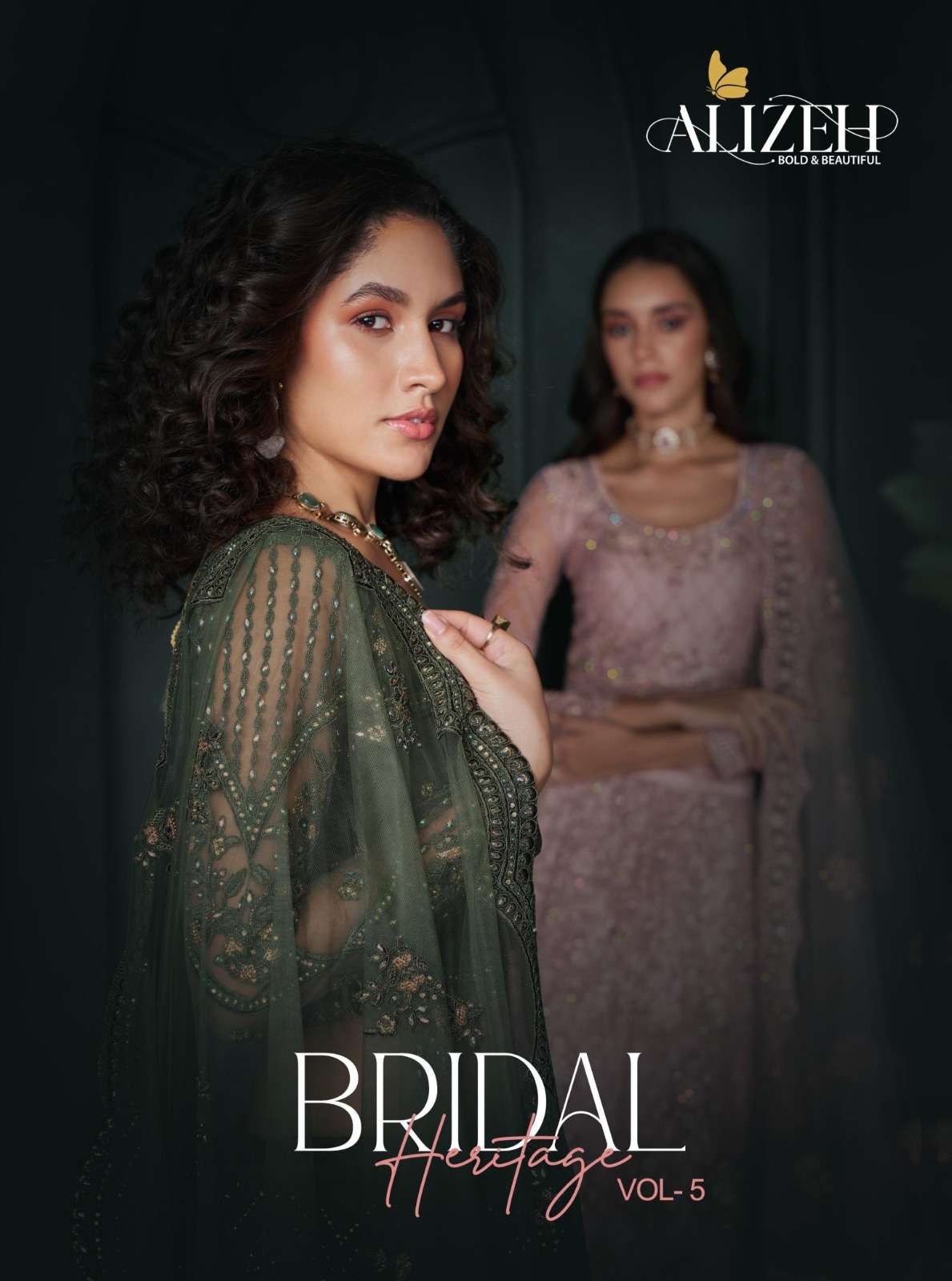 BRIDAL HERITAGE VOL 05 SERIES 1081 TO 1084 By ALIZEH lehenga collection manufacturer surat 