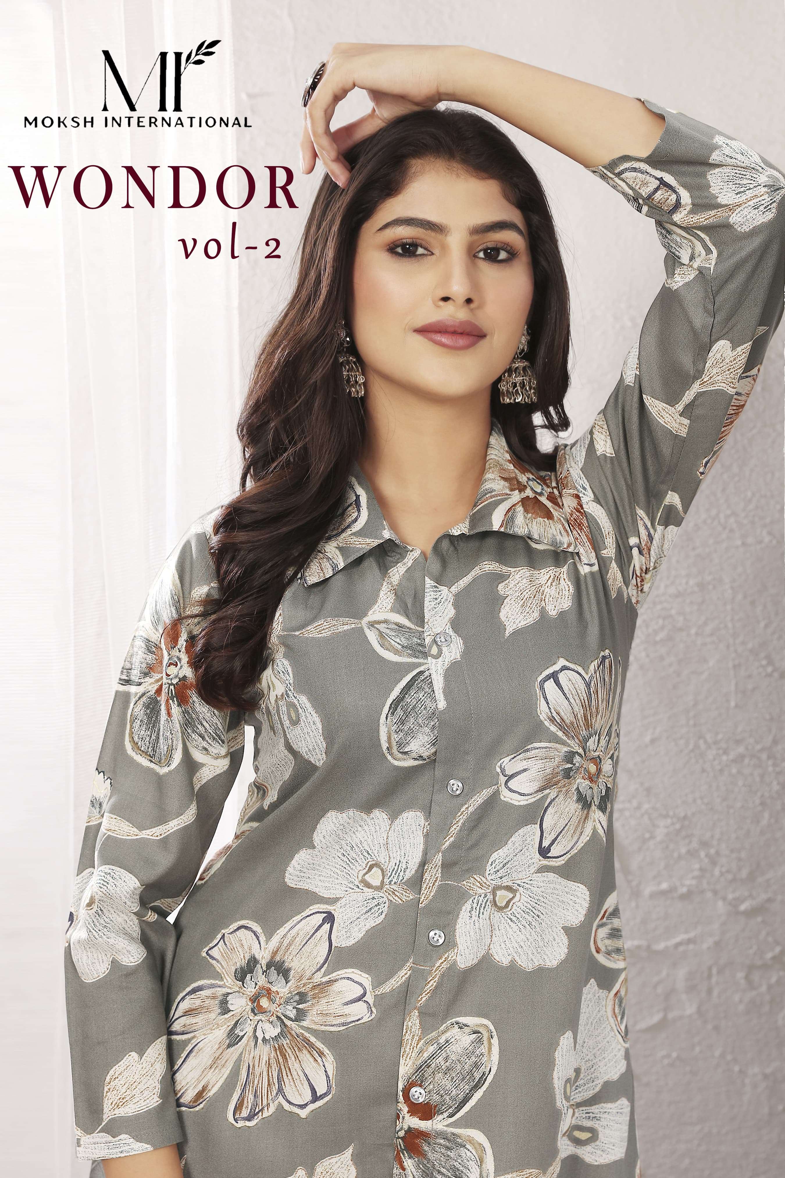 Coord set WONDOR  VOL 2 D No 860 And 862 by Moksh International kurti collection manufacturer surat 