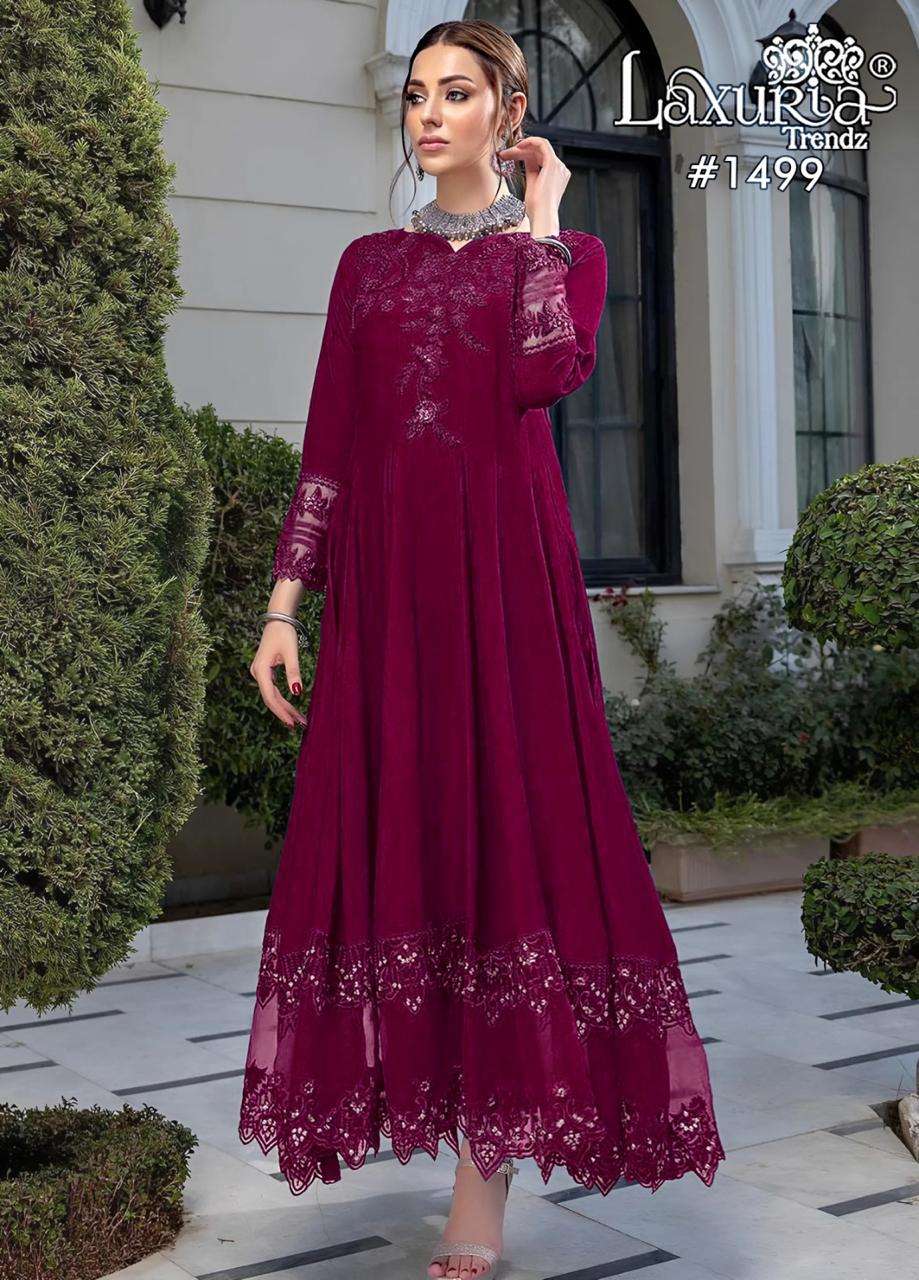 D 149No 9 by laxuria Trendz Rangoli Silk kurti collection manufacturer surat 