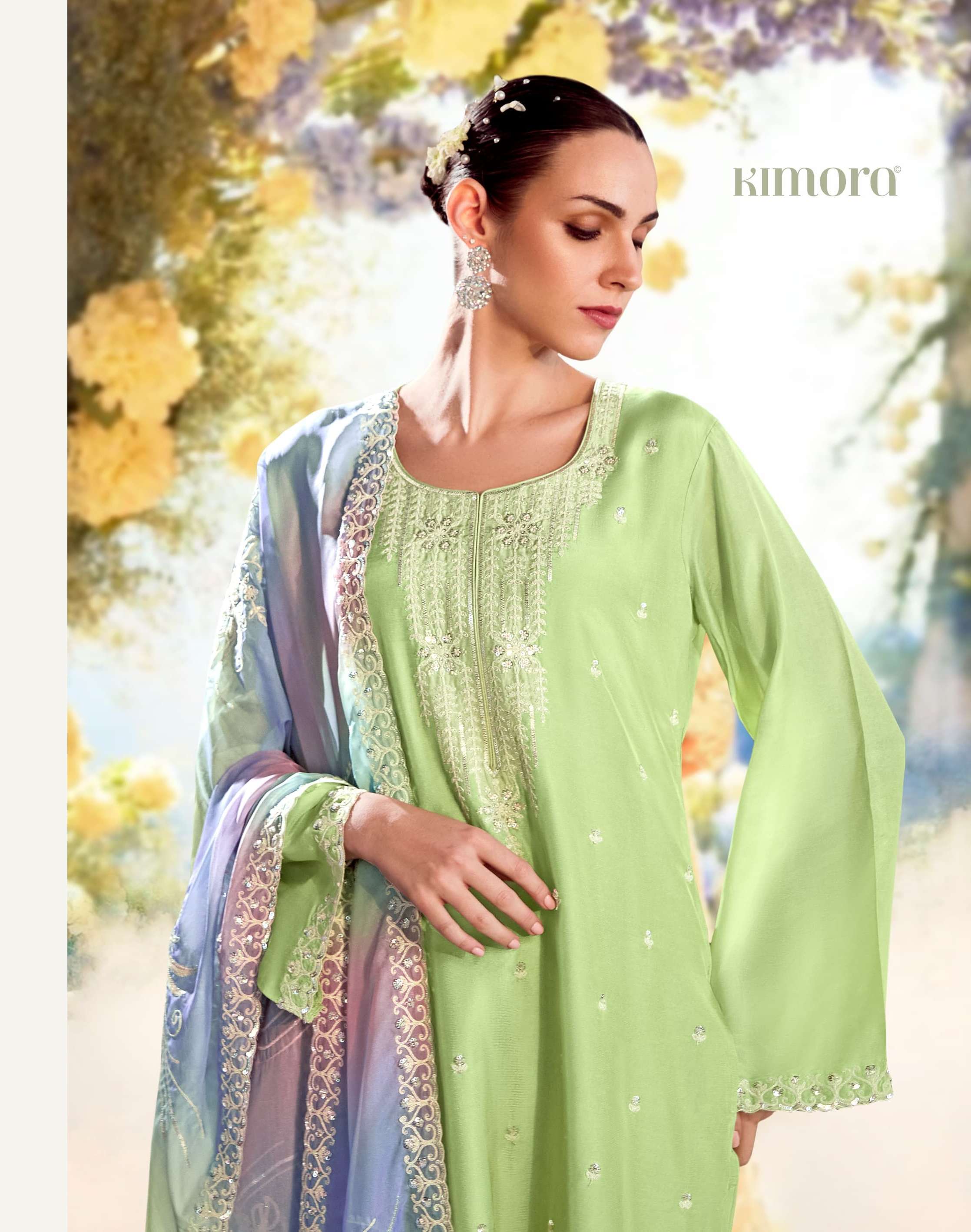 Dastoor by Kimora modal silk suit collection manufacturer surat 
