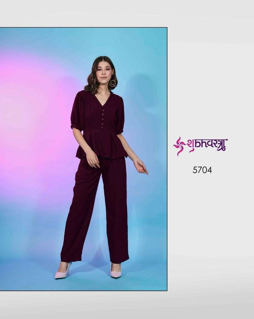 FEMELLA VOL 10 by SHUBHVASTRA  Western CoOrds Set suit Collection manufacturer surat 