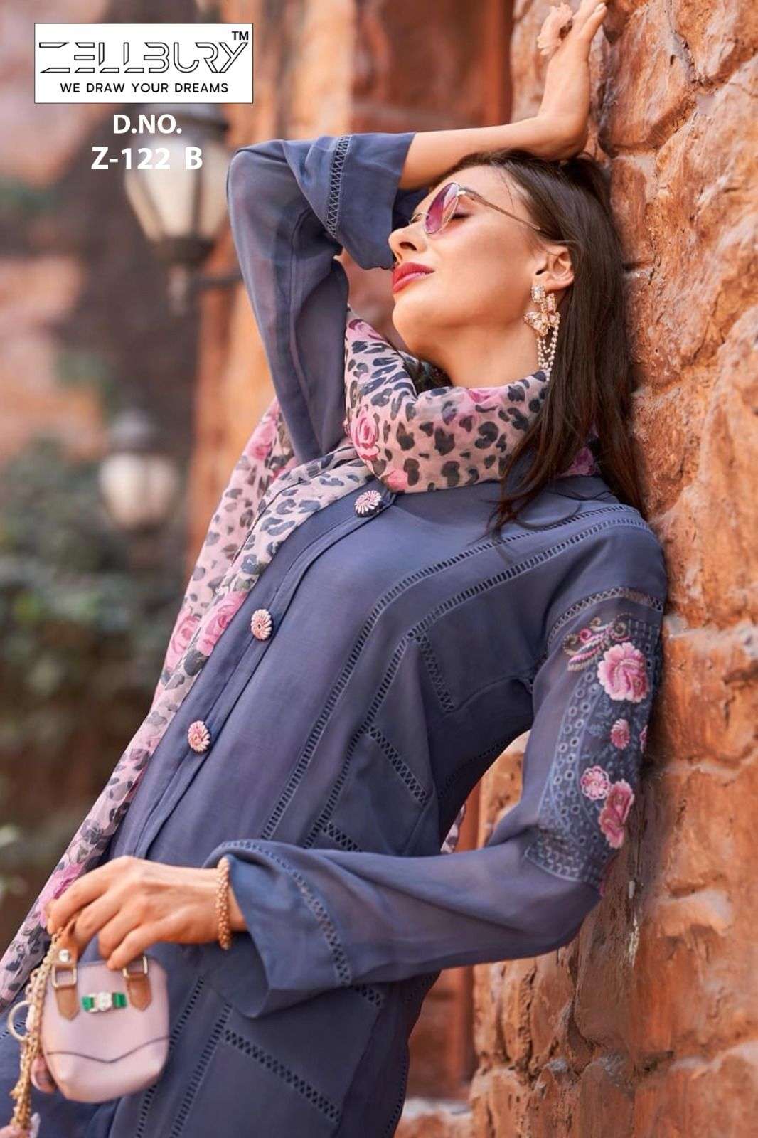 FORMAL WEAR  COLLECTION 4 U by  Zellbury studio Pure Georgette kurti collection manufacturer surat 