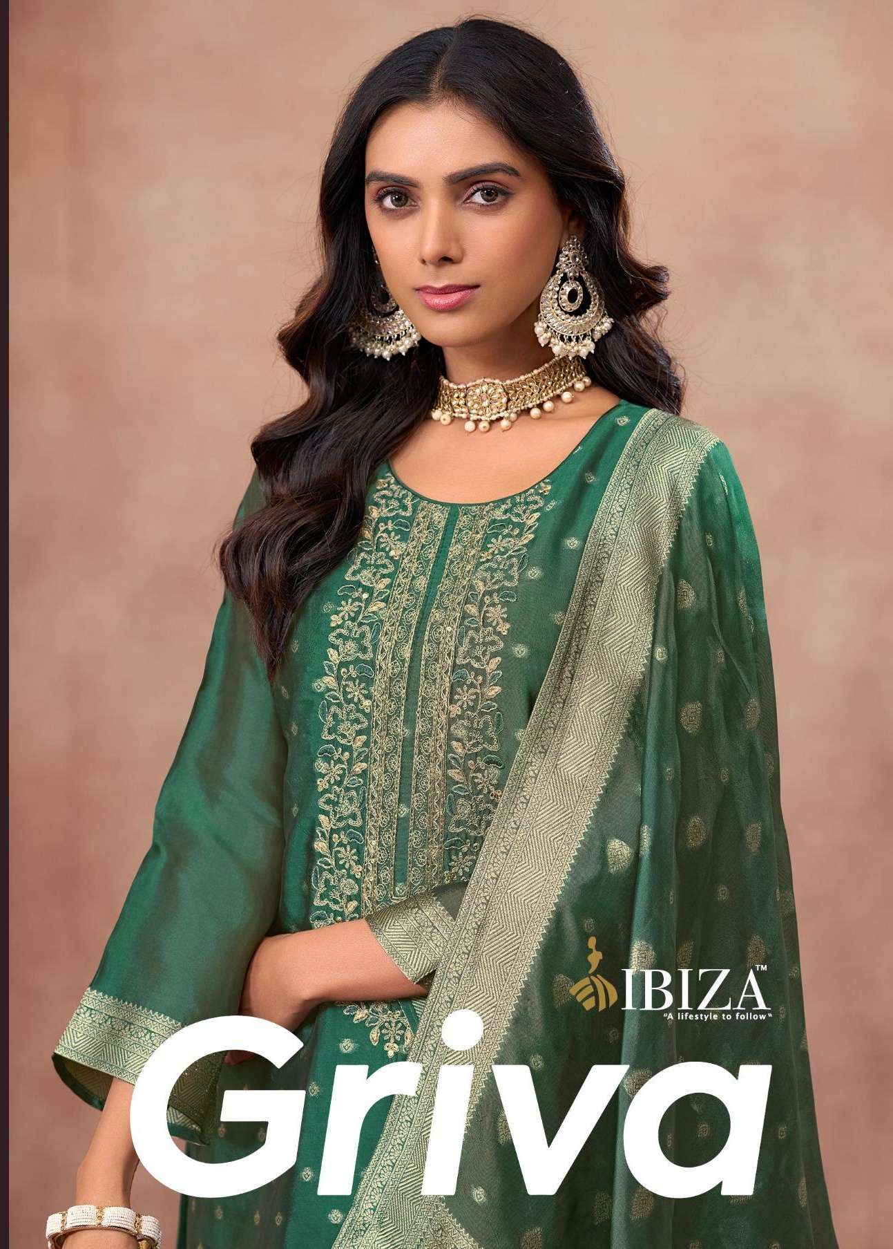 GRIVA by IBIZA BANGLORY SILK suit collection manufacturer surat 