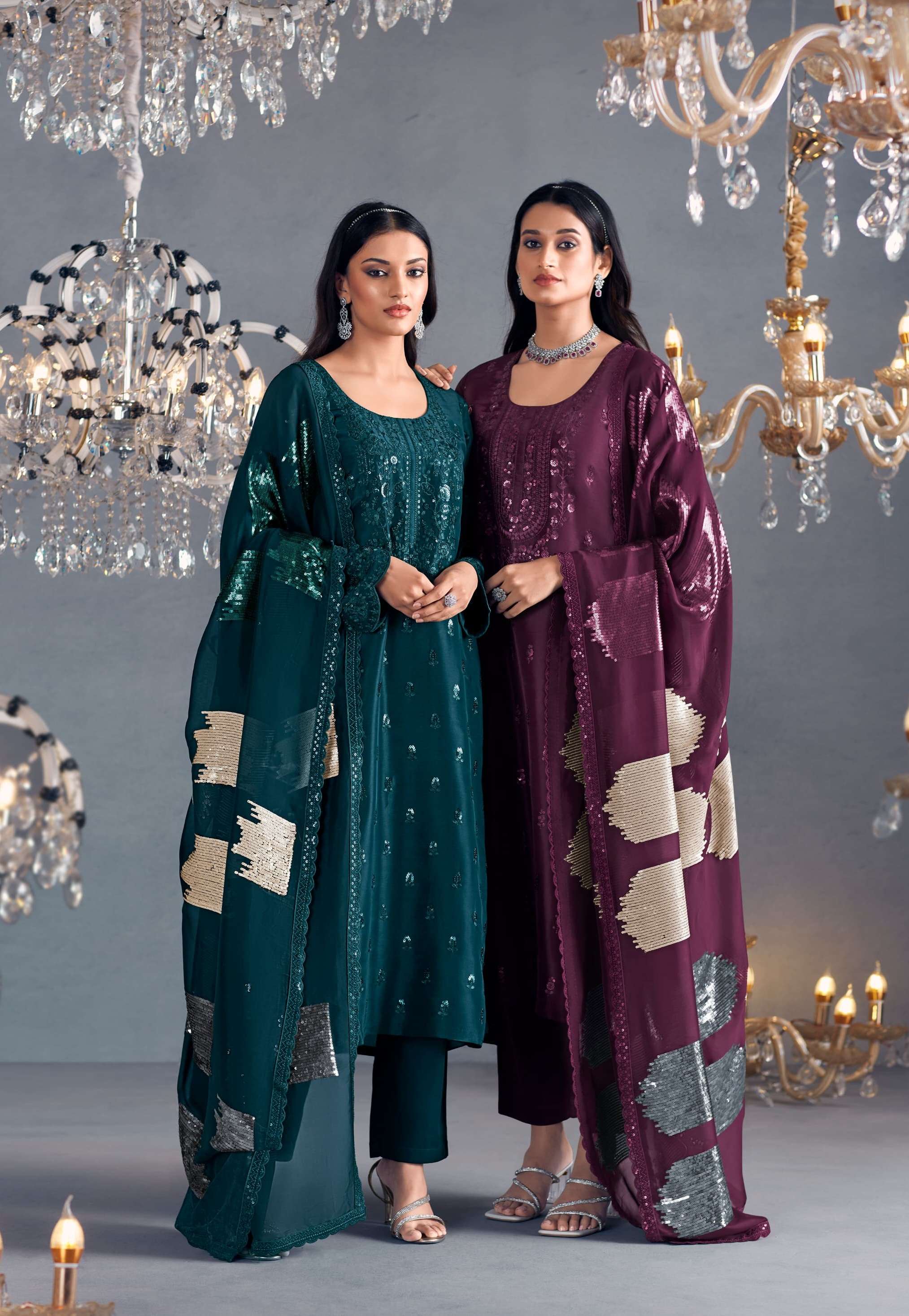 Hazel by Kimora  Russians silk suit collection manufacturer surat 